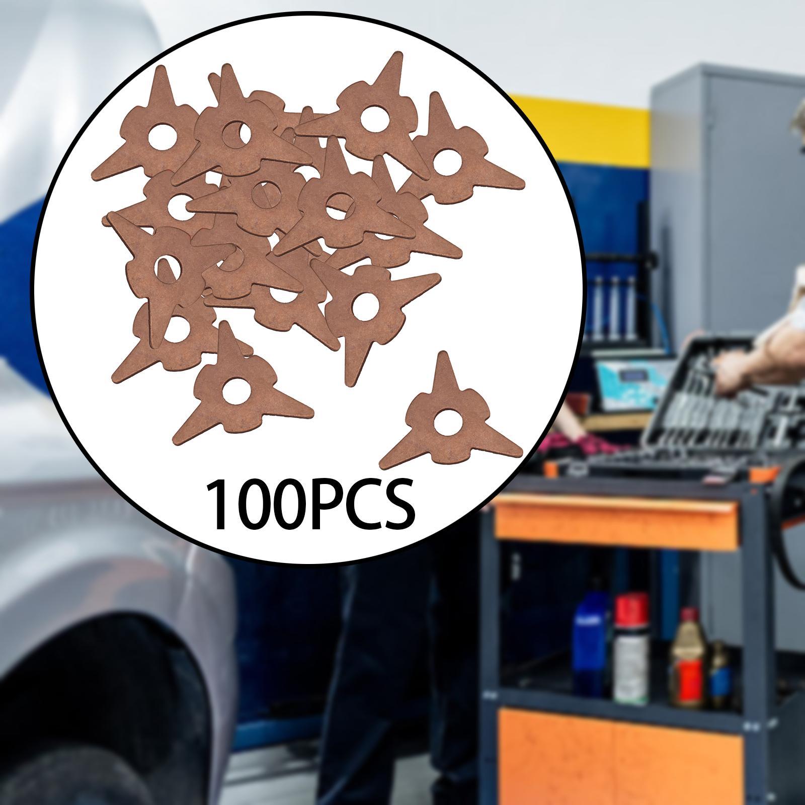 100Pcs Car Body Panel Pulling Washers Consumables Car Body Dent Puller Rings