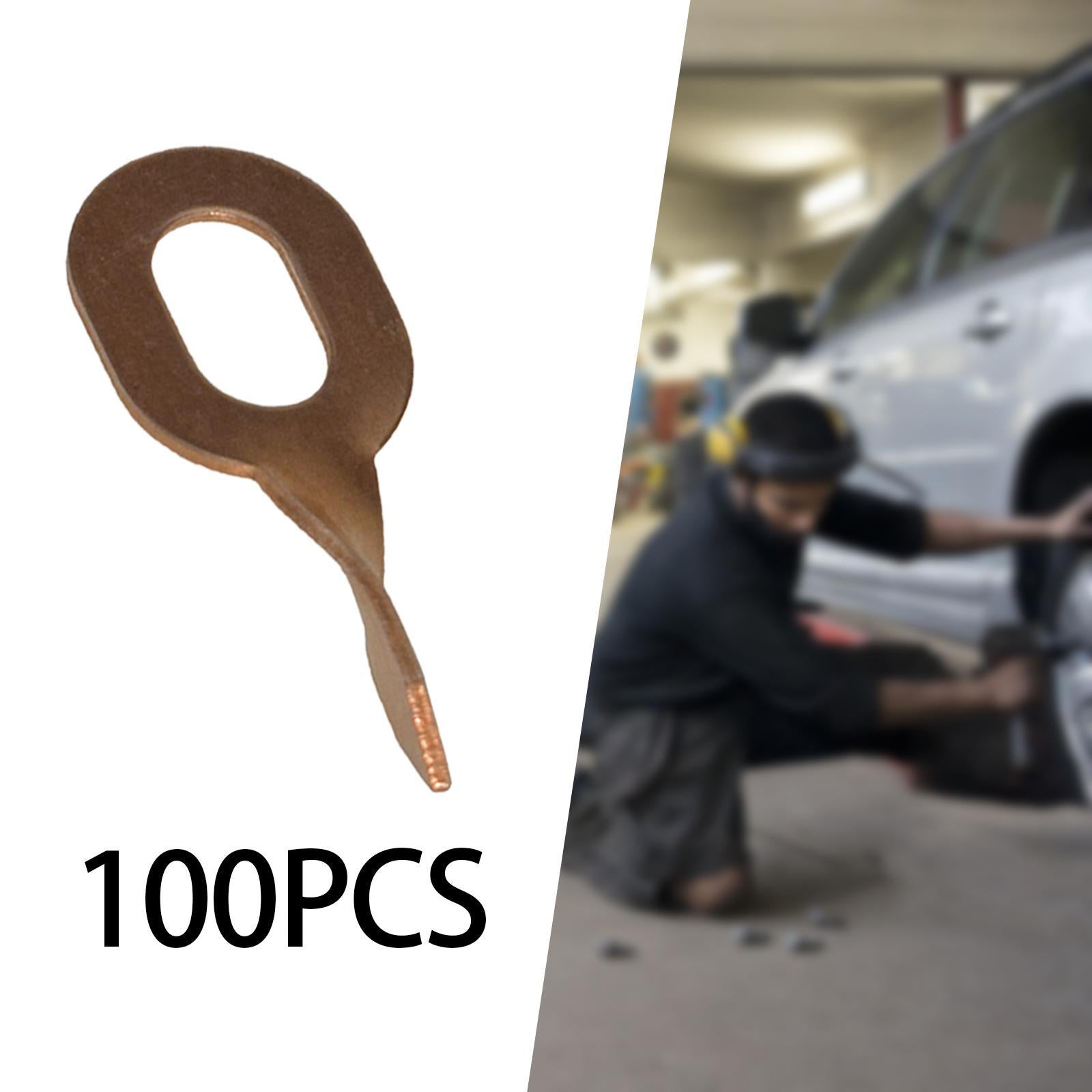 100x Dent Puller Rings Truck Sheet Metal Equipment Vehicle Spiral Ot Washers