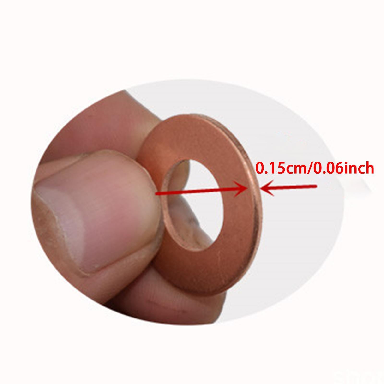 100Pcs Round Washers Spot Welding Machine Auto Consumables Dent Puller Rings
