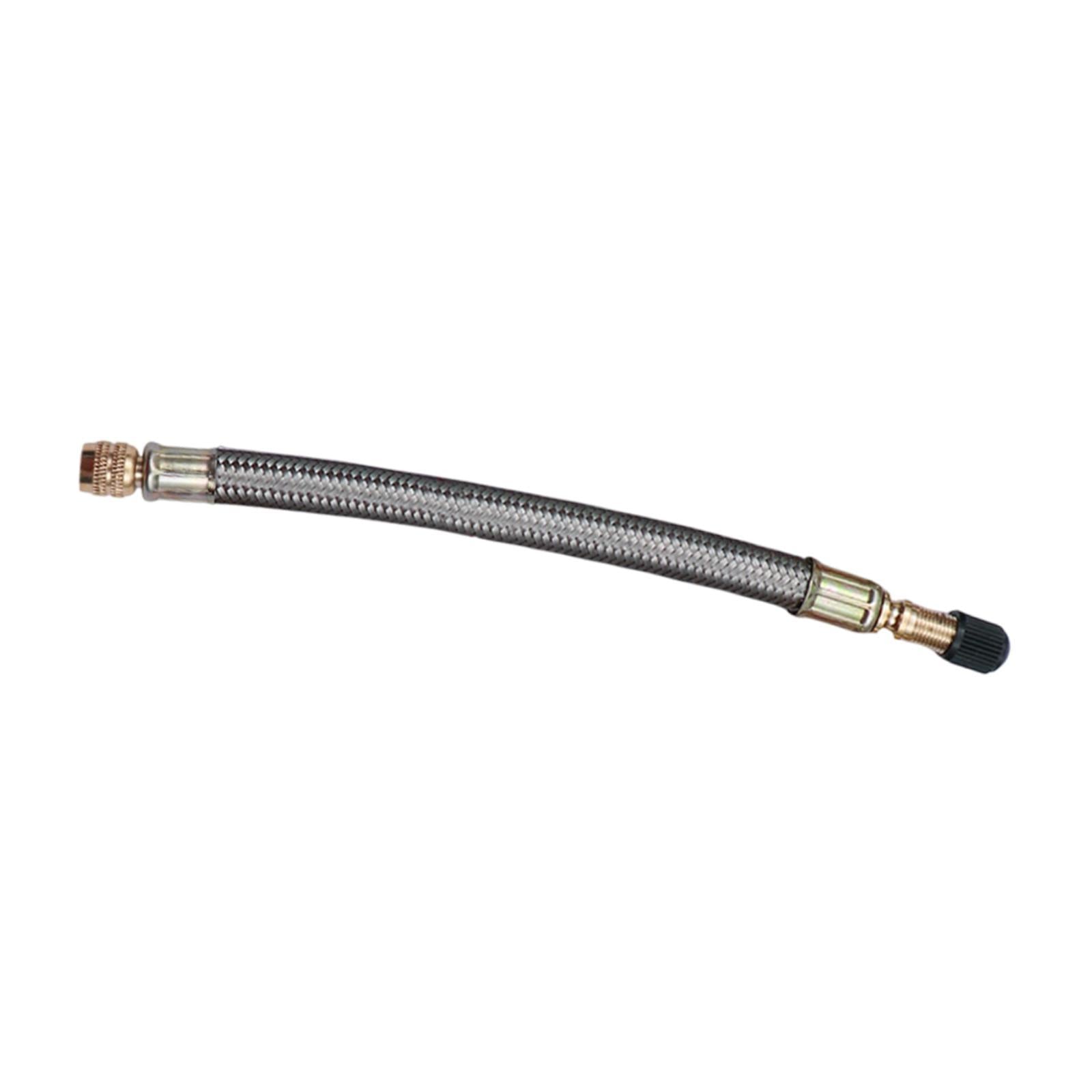 Tire Valve Extension Adapter for Bicycles Portable Air Compressor Bikes 180mm metal sleeve