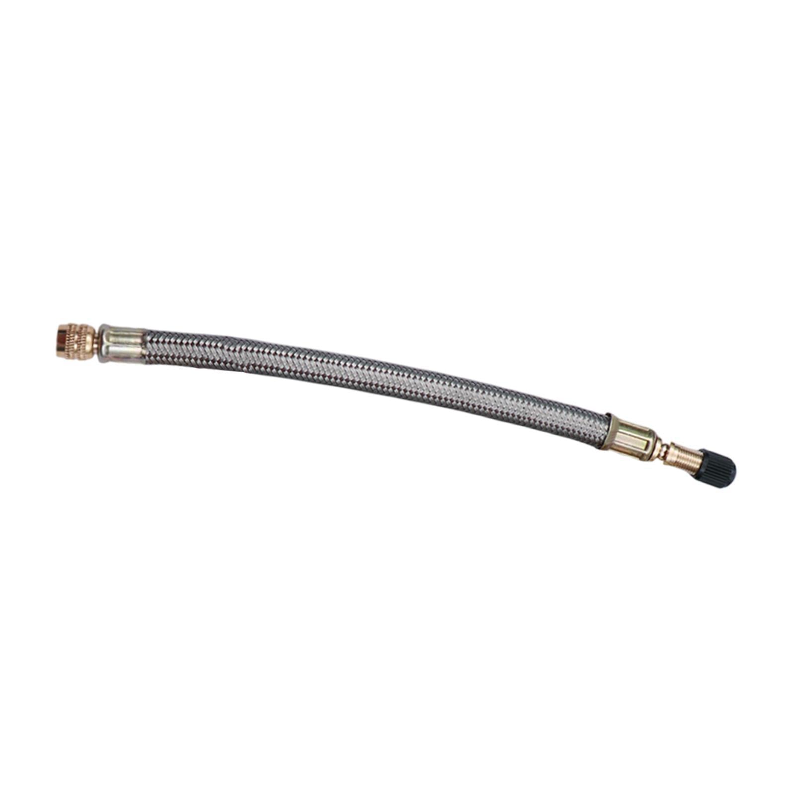 Tire Valve Extension Adapter for Bicycles Portable Air Compressor Bikes 210mm metal sleeve