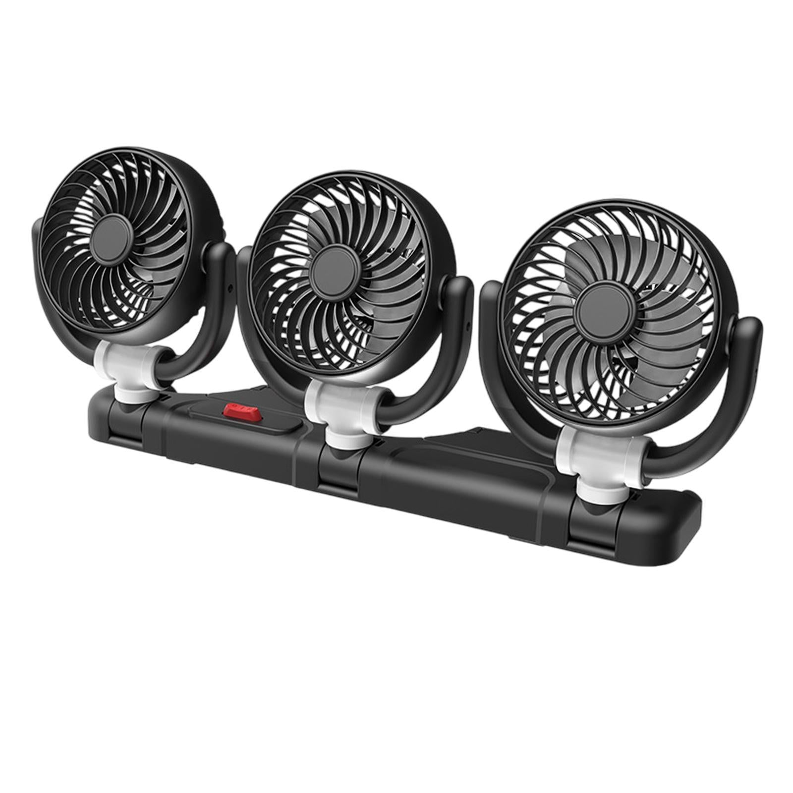 Car Cooling Fan Powerful 360 Degree Rotatable Car Fan for RV Truck Boat