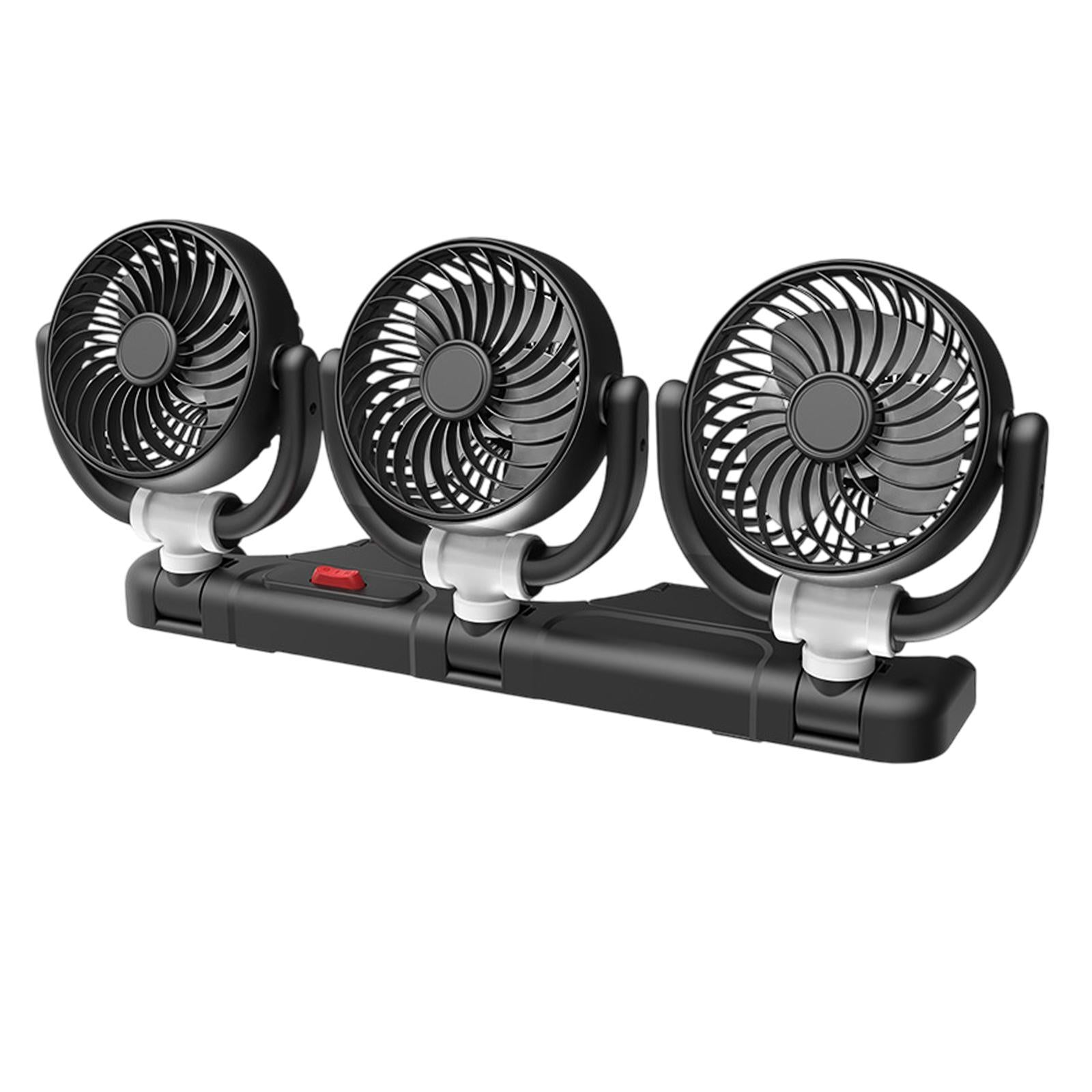 Car Cooling Fan Powerful 360 Degree Rotatable Car Fan for RV Truck Boat