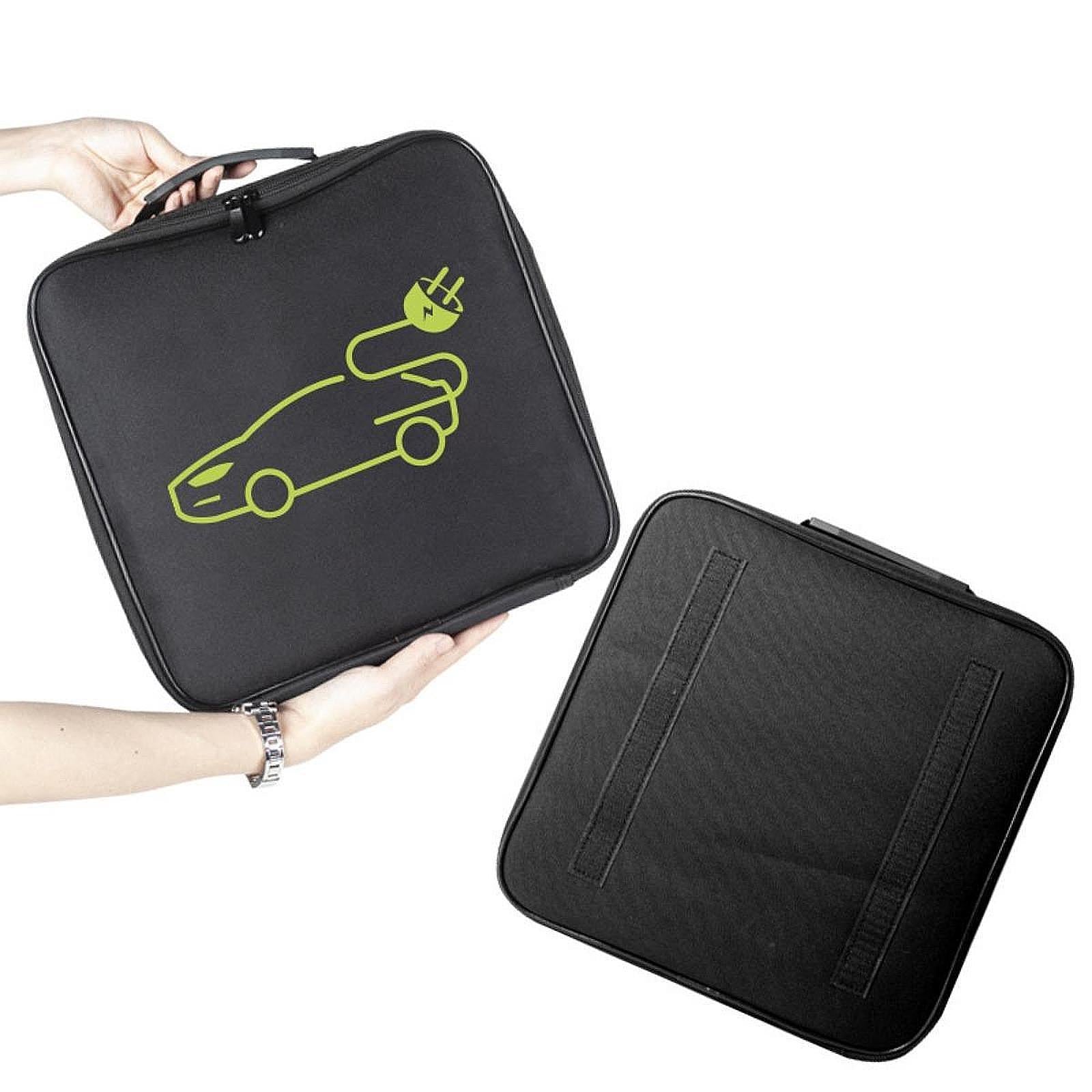 Jumper Cables Bag Portable EV Charger Cable Storage Organizer EV Cables Bag