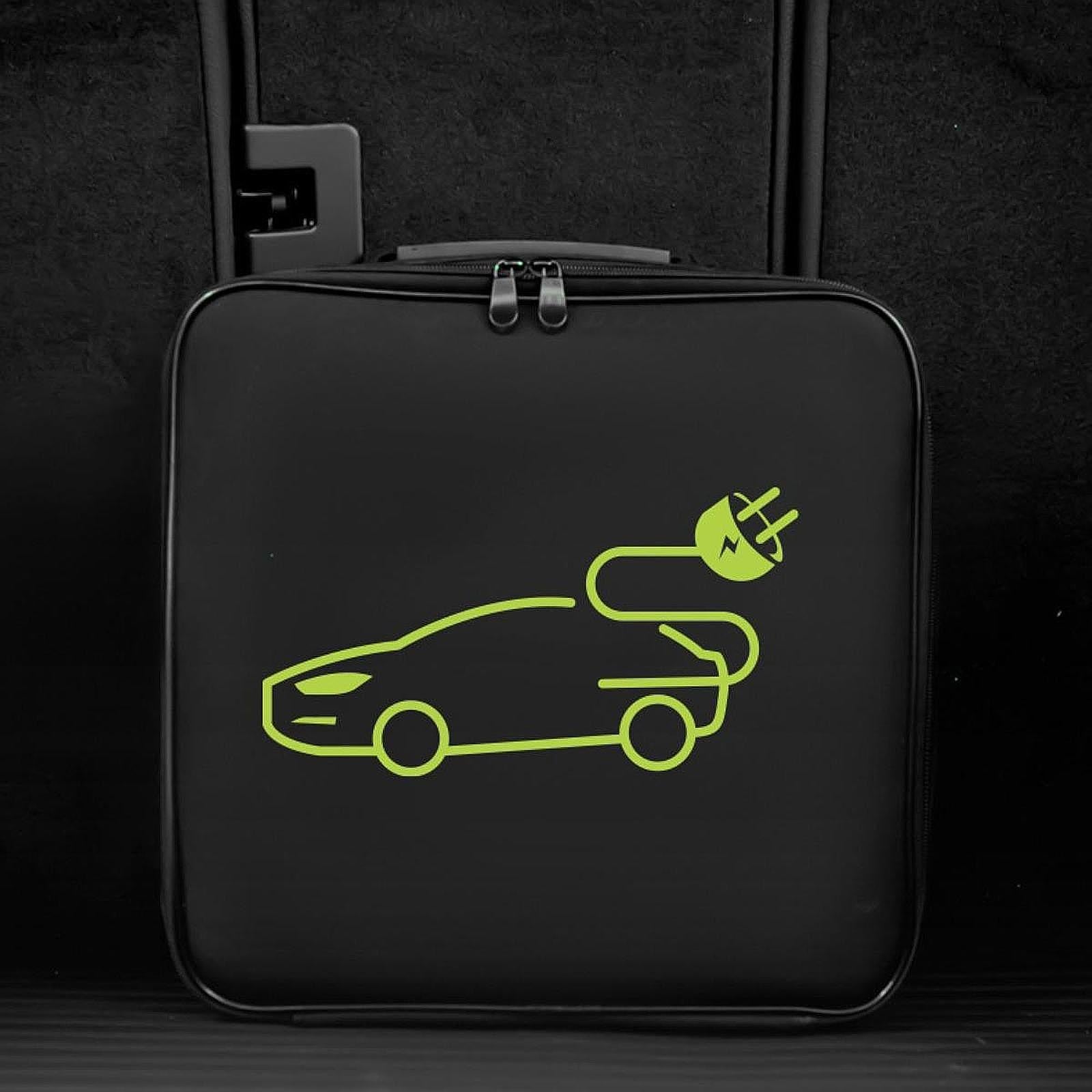 Jumper Cables Bag Portable EV Charger Cable Storage Organizer EV Cables Bag