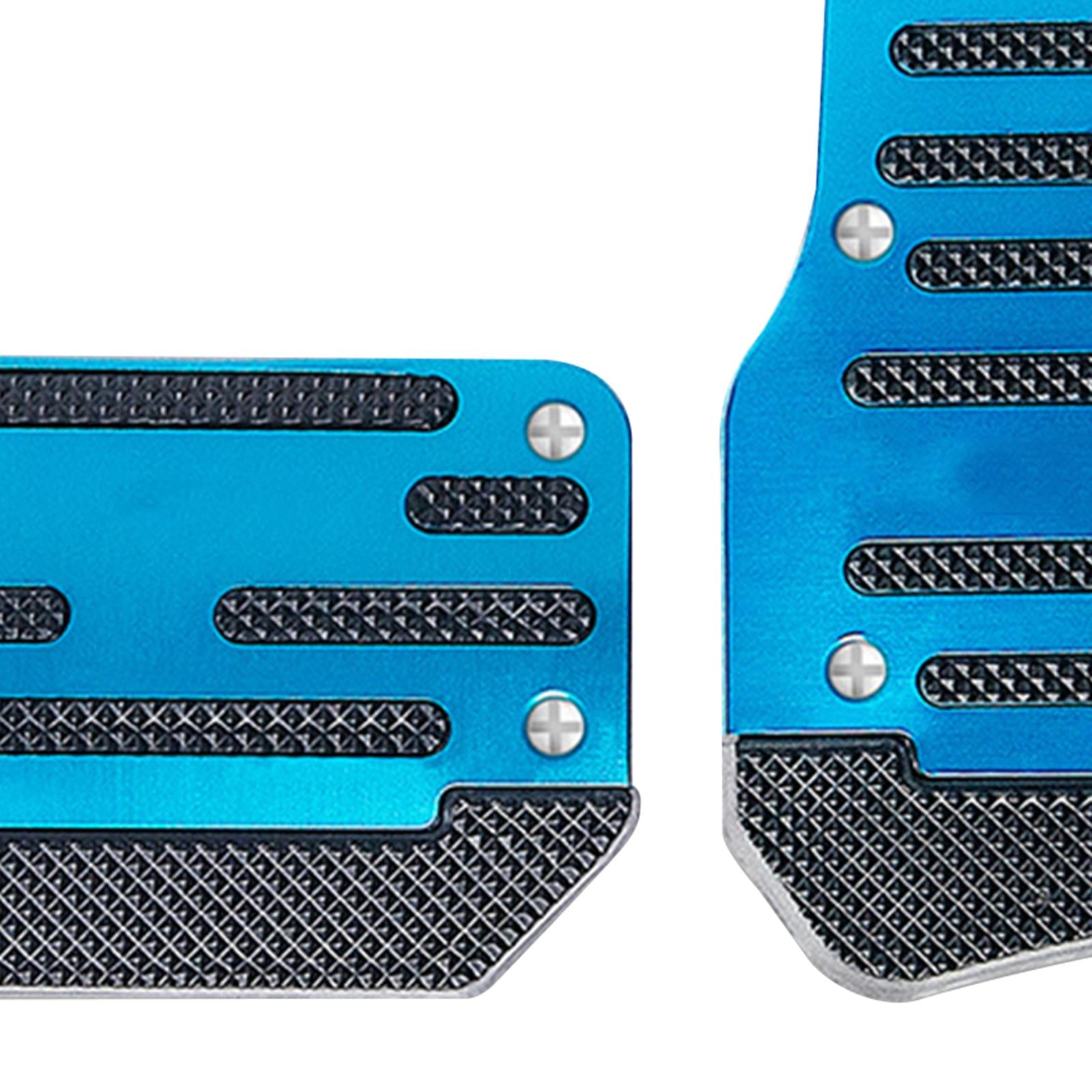 2x Car Pedal Pads Spare Part Auto Accessories Brake Clutch Pedal Kit Generic Blue