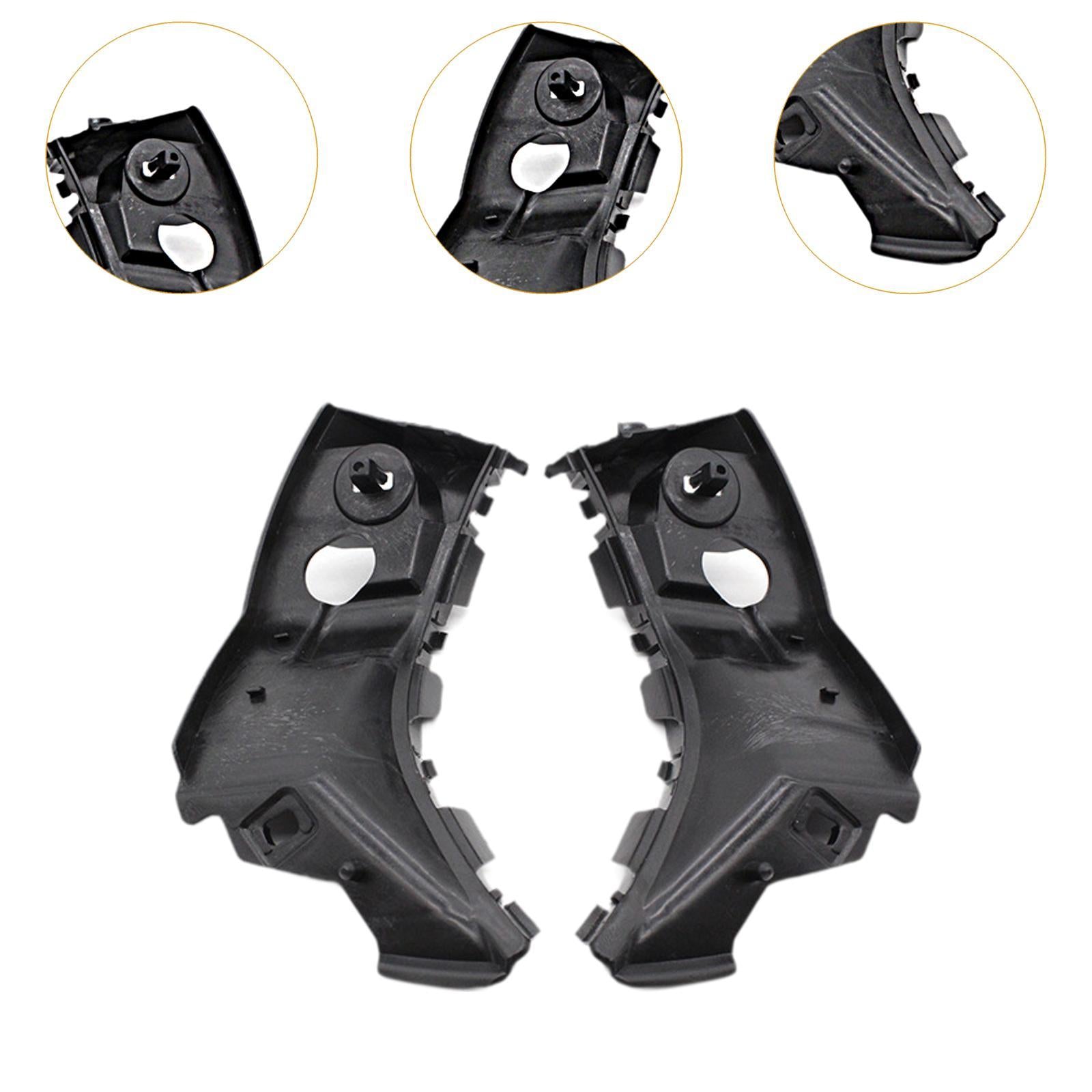 2x Front Bumper Retainer Brackets 6527120 6527121 Sturdy for Citroen C1