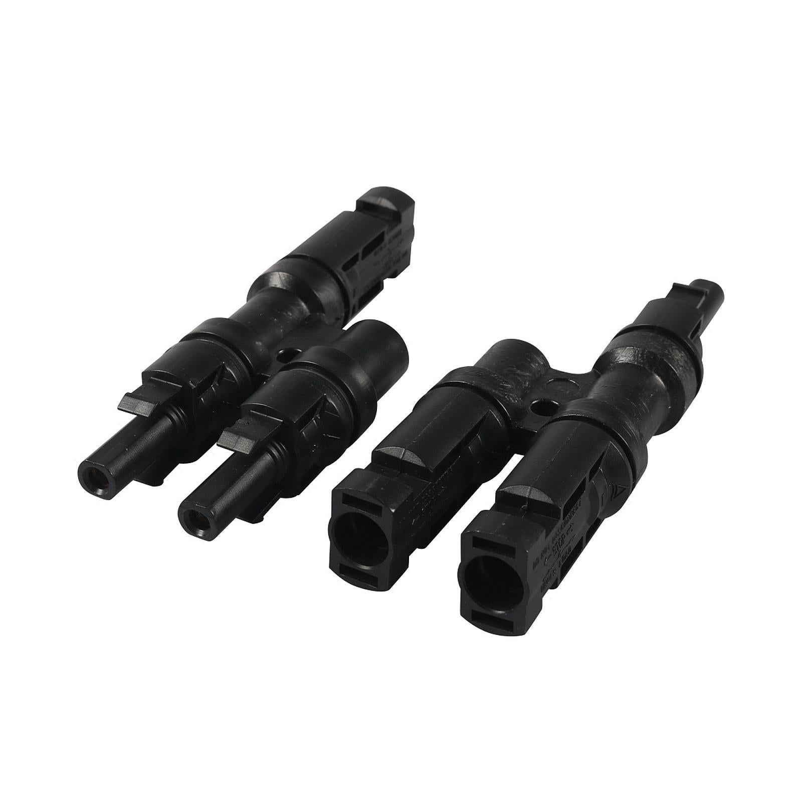 2 Pieces Generic RV Solar Y Branch Connector for Industrial Application