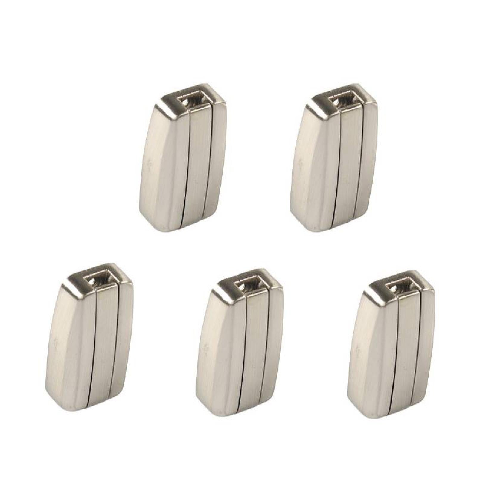 5Pcs Single Wall Hook Wall Mounted Ornament Gifts Sturdy Decorative Foldable Nickel