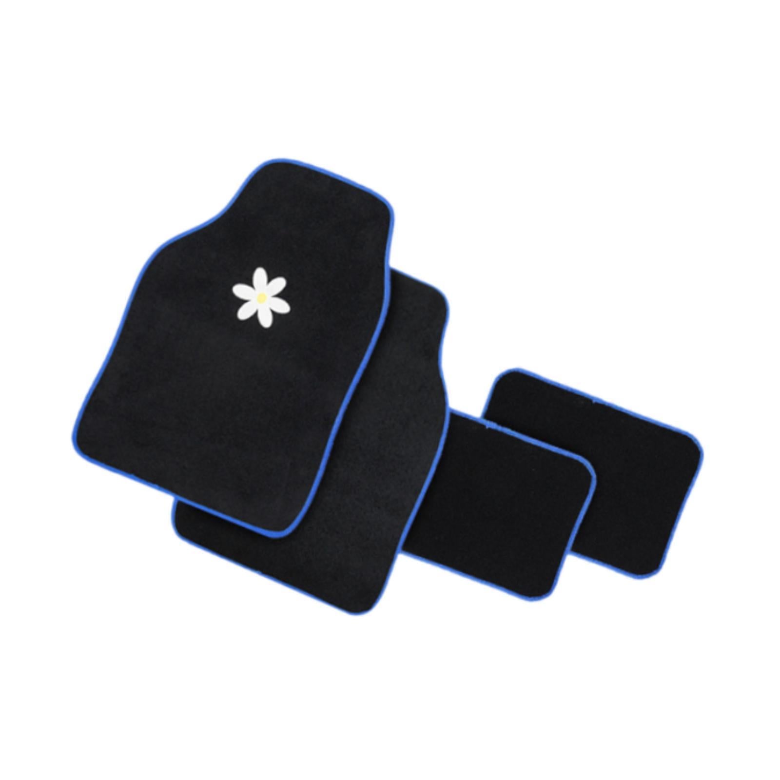 4x Generic Auto Floor Mats Soft Breathable Wear Resistant Portable Anti Slip