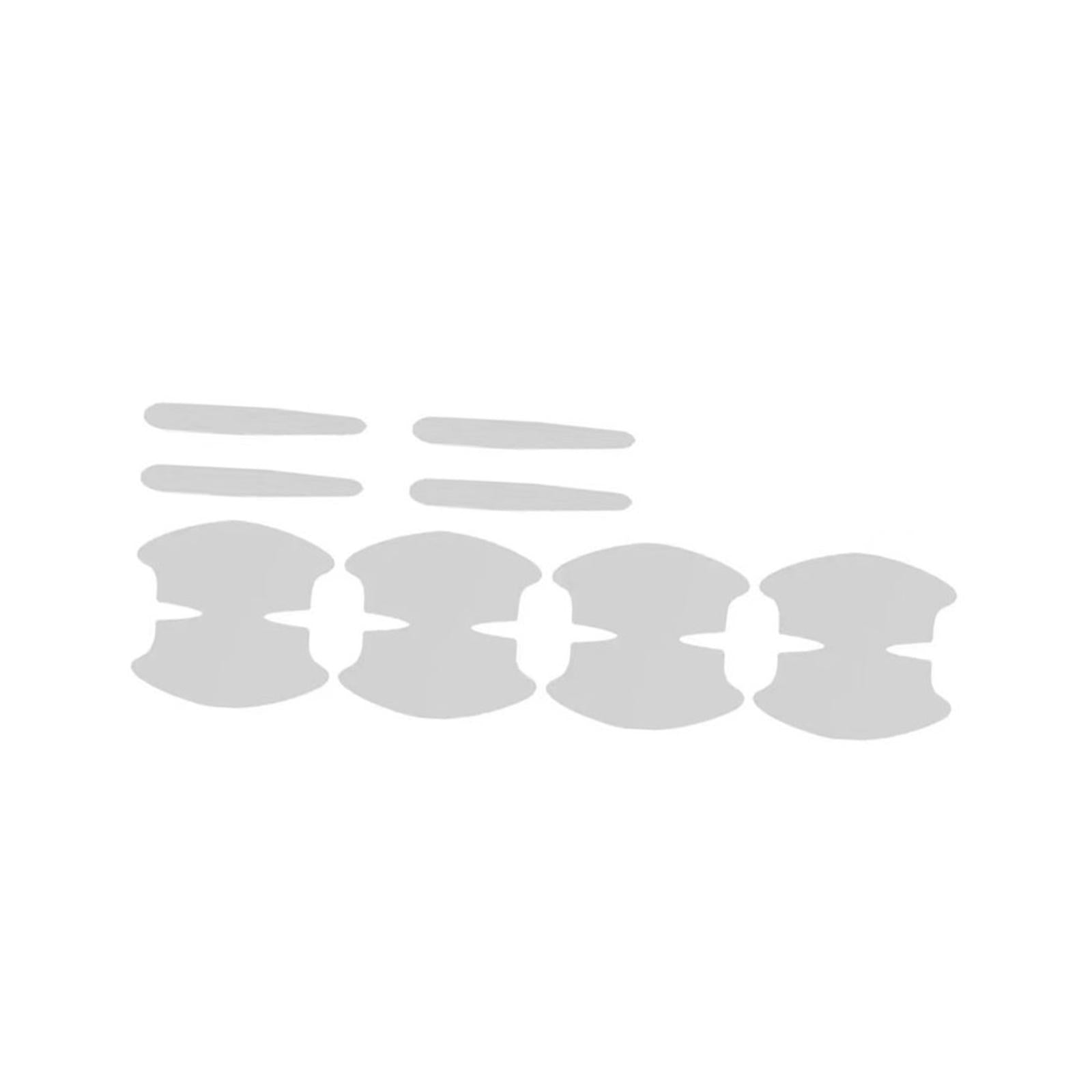 8Pcs Generic Car Door Handle Bowl Film Stickers Automotive Scratch Protector
