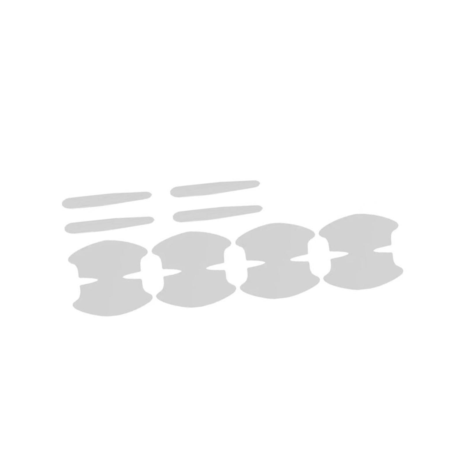 8Pcs Generic Car Door Handle Bowl Film Stickers Automotive Scratch Protector