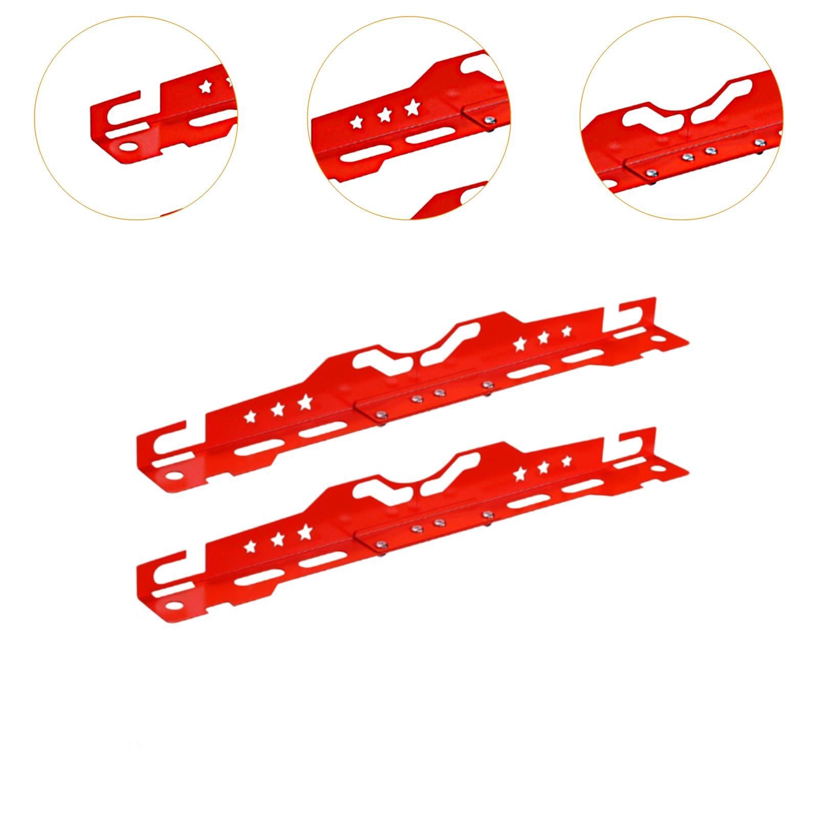 2x Heavy Duty Wheel Alignment Tools Aluminum Alloy for Truck Automotive Red