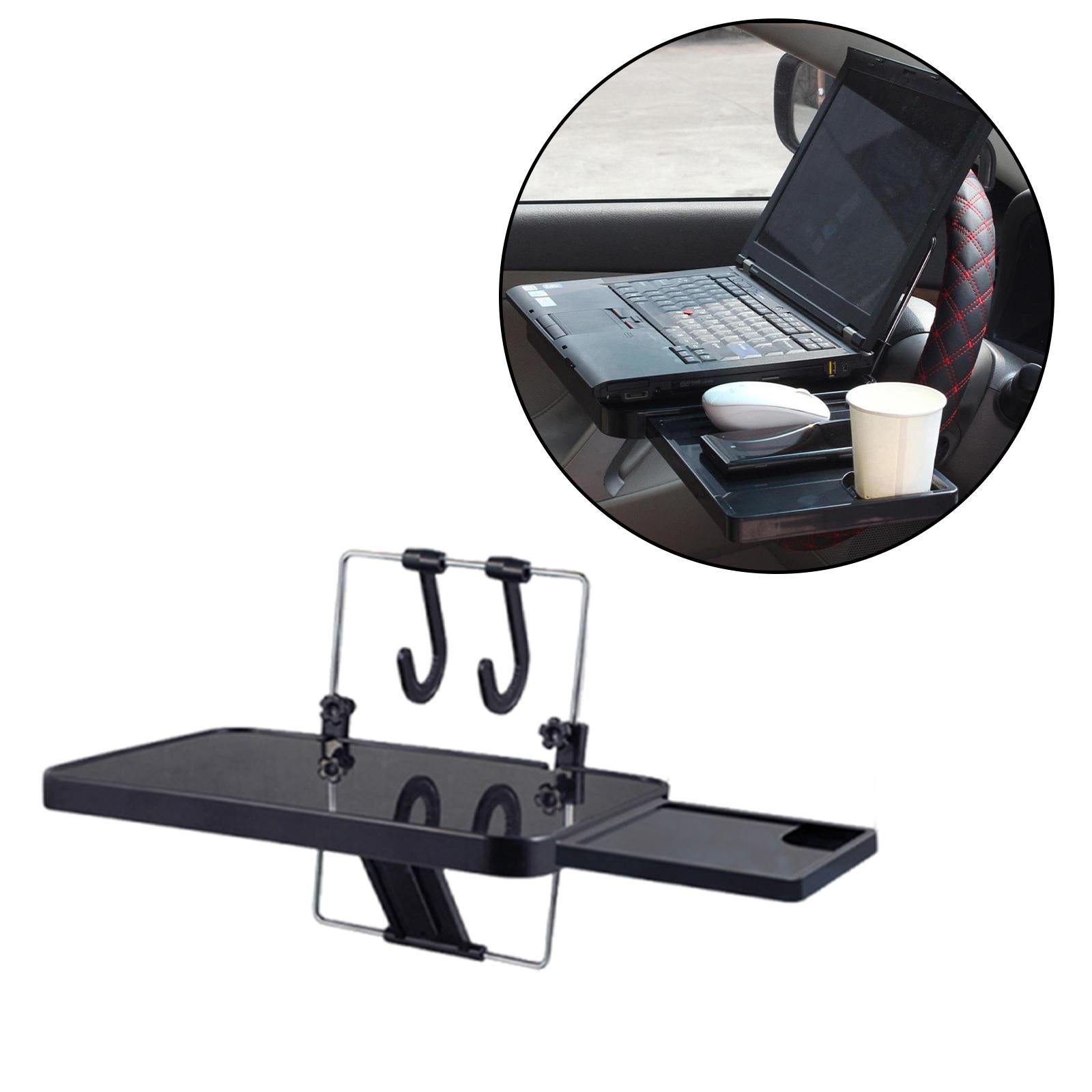 Car Steering Wheel Seat Tray Foldable Car Backseat Organizer for Eating Style A