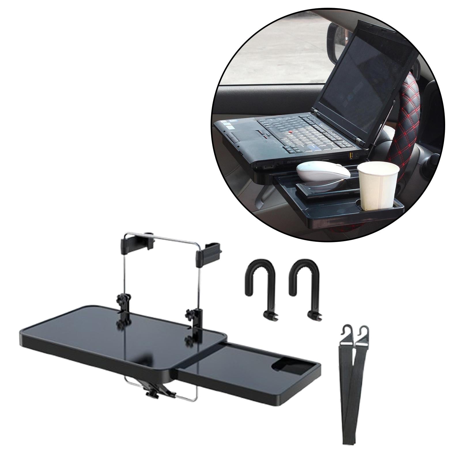 Car Steering Wheel Seat Tray Foldable Car Backseat Organizer for Eating Style C