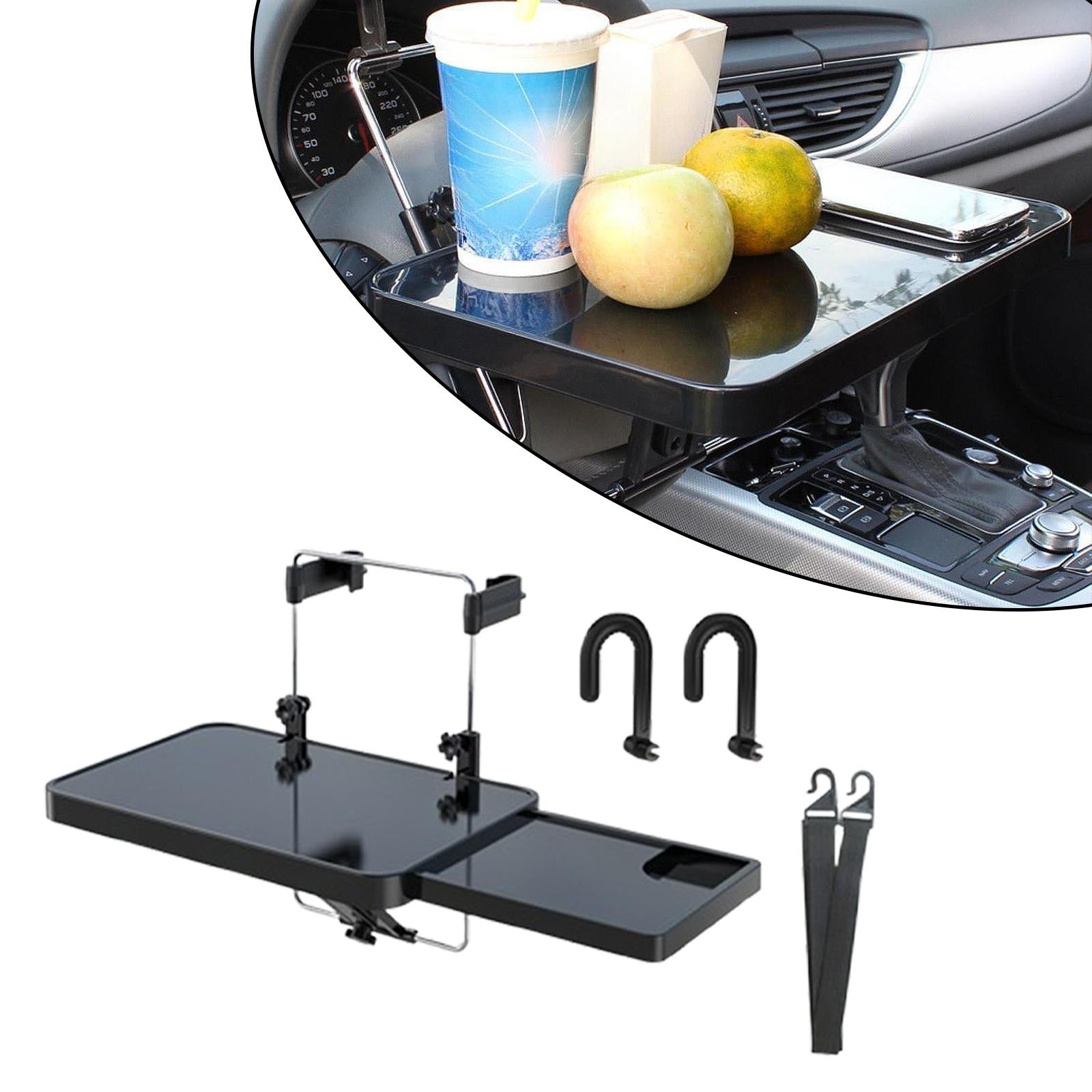 Car Steering Wheel Seat Tray Foldable Car Backseat Organizer for Eating Style C