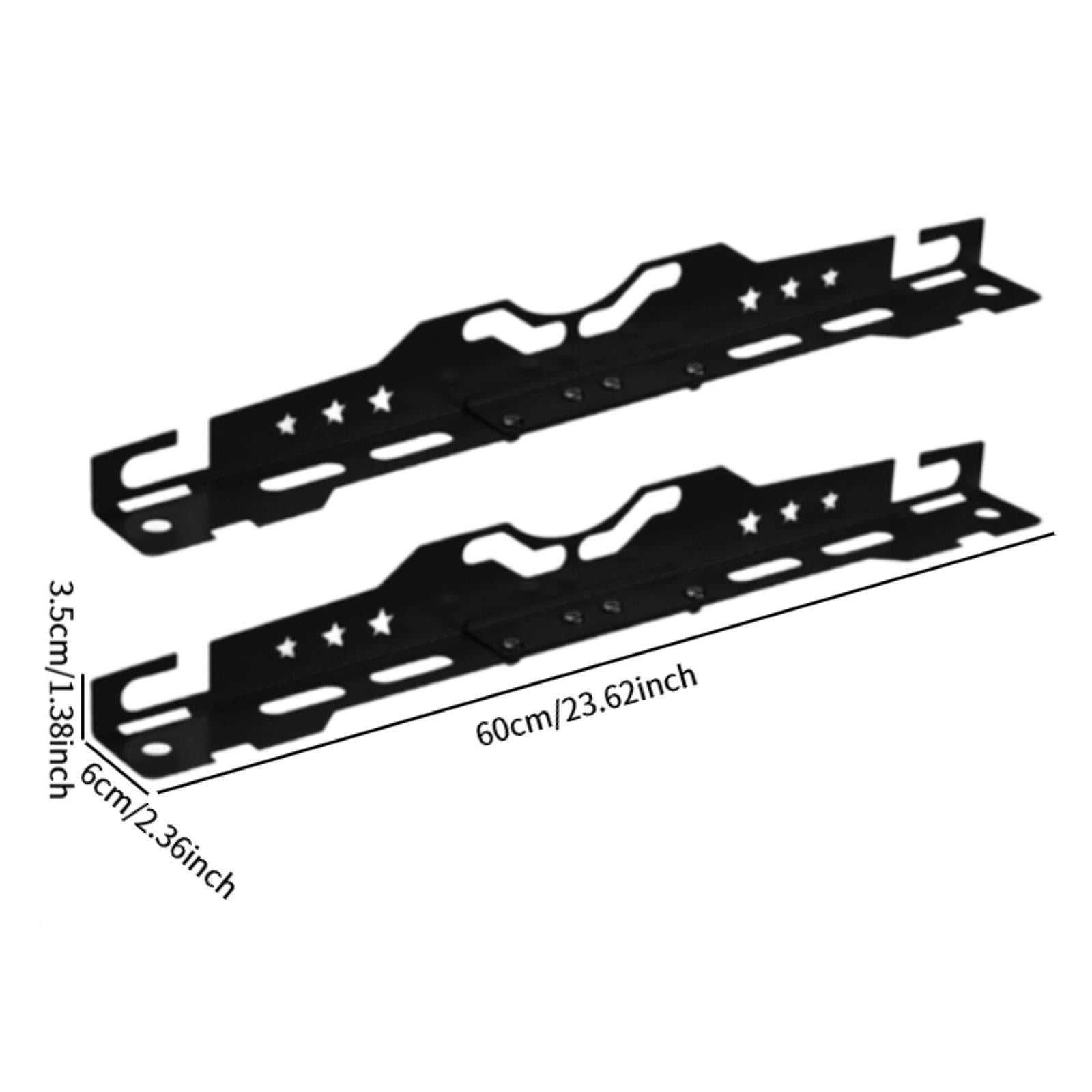2x Heavy Duty Wheel Alignment Tools Aluminum Alloy for Truck Automotive Black