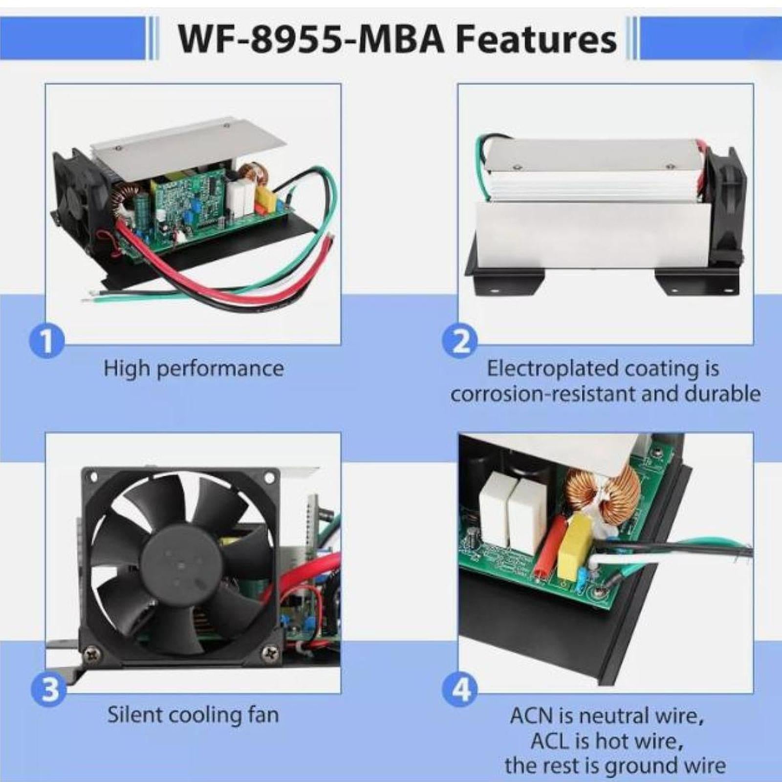 55Amp Converter Metal High Performance Replace Wear Resistant WF-8955-ad-mba