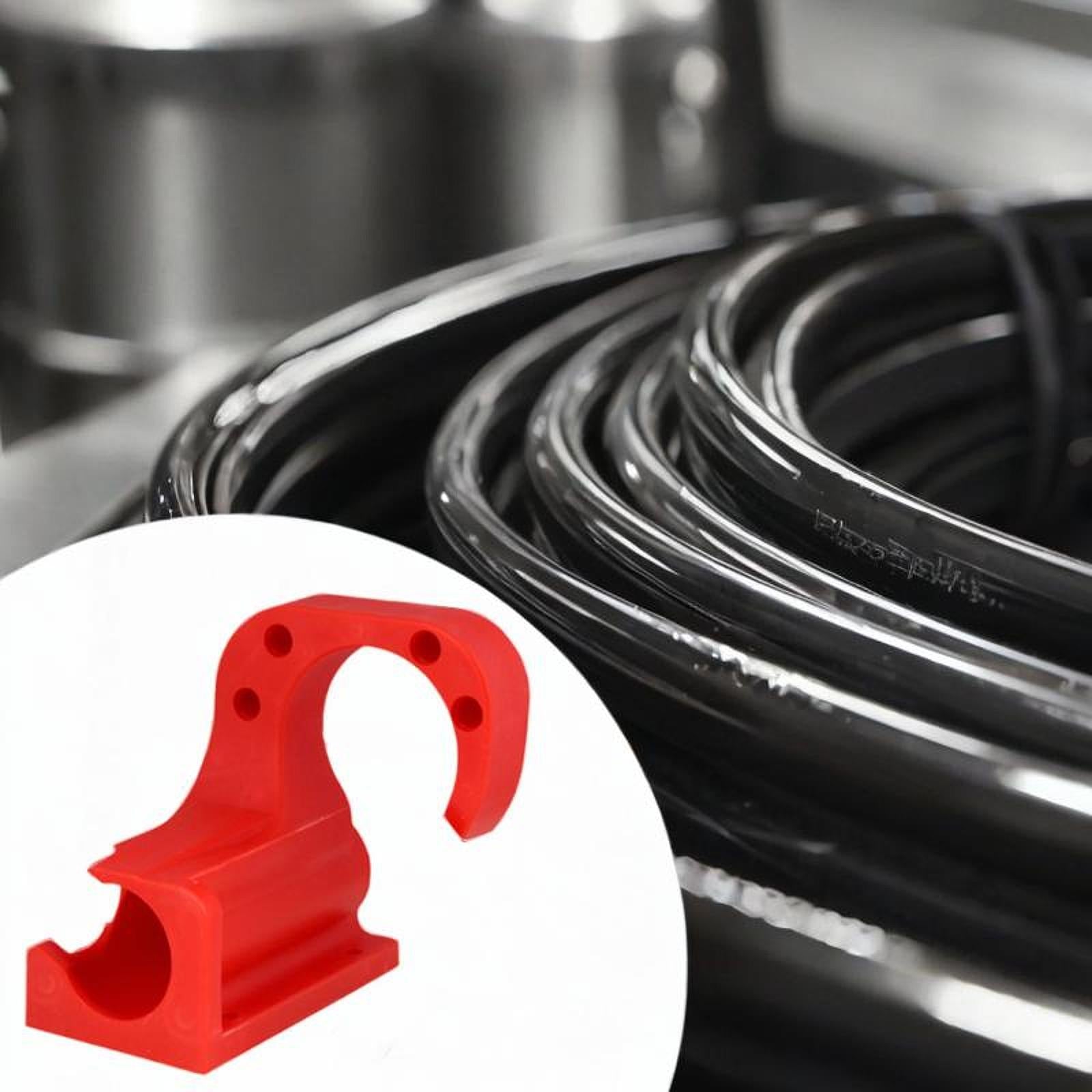 Car Washer Hose Holder Wall Mounted Bracket for Repair Shop Yard Garden Red