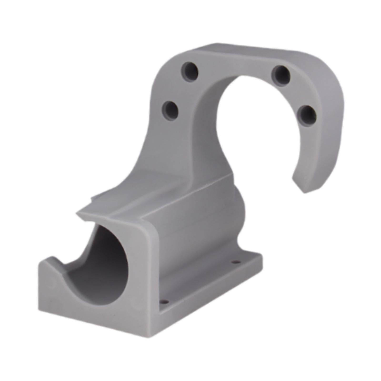 Car Washer Hose Holder Wall Mounted Bracket for Repair Shop Yard Garden Light Gray