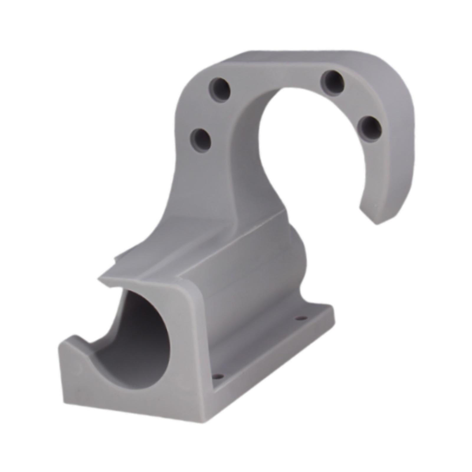 Car Washer Hose Holder Wall Mounted Bracket for Repair Shop Yard Garden Light Gray