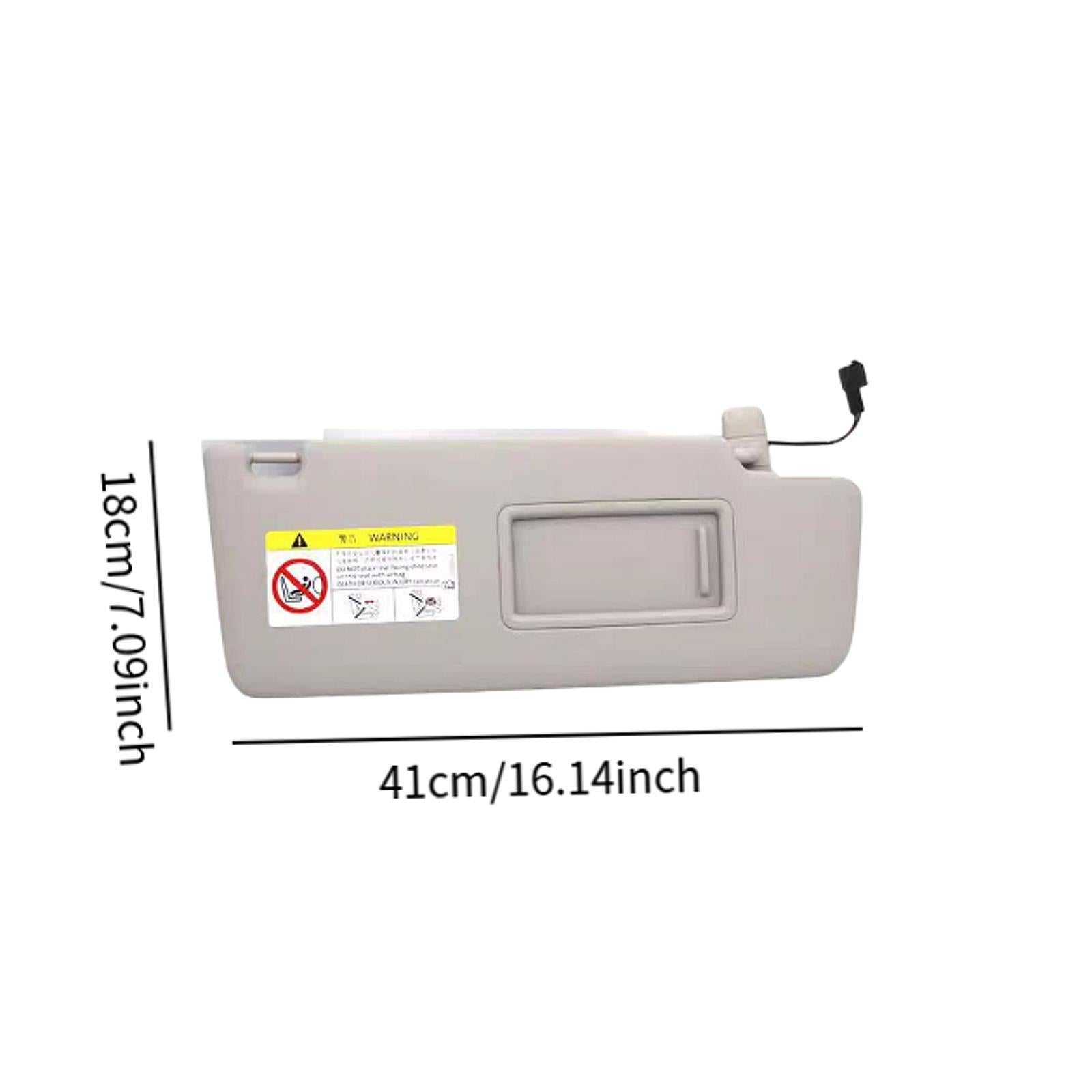 Front Sun Visor with Makeup Mirror Vehicle Replacing for VW Golf MK7 cc Right 5GG857552