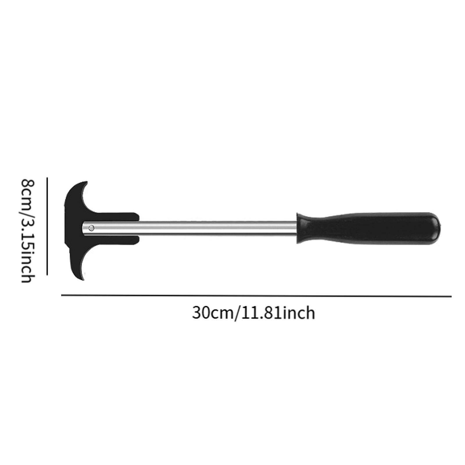 Generic Seal Puller Tool Oil and Greasy Seals Removal Labor Saving Twin Hook Black