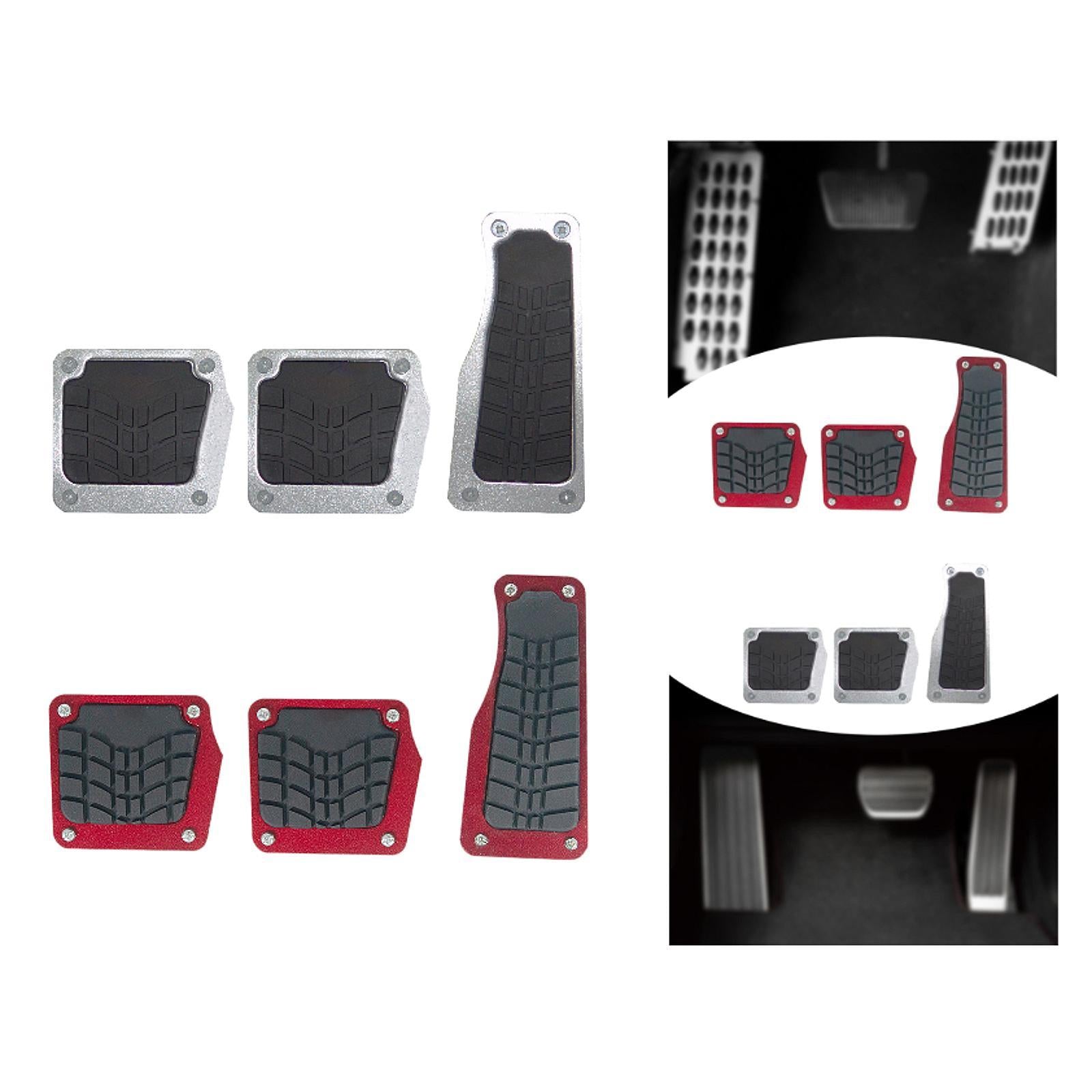Generic Car Pedal Pads Repair for Automotive SUV Automobile Accessories Red