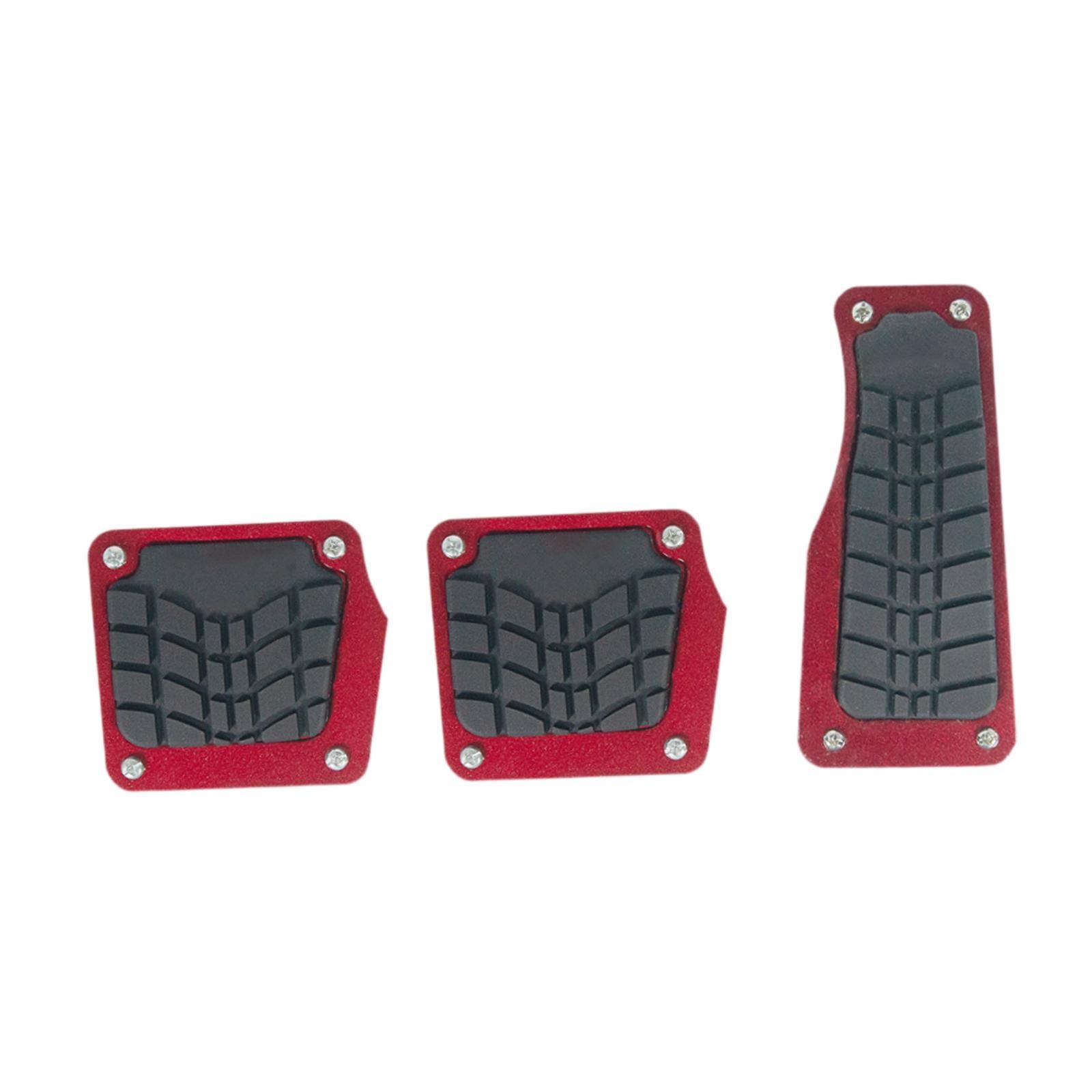Generic Car Pedal Pads Repair for Automotive SUV Automobile Accessories Red