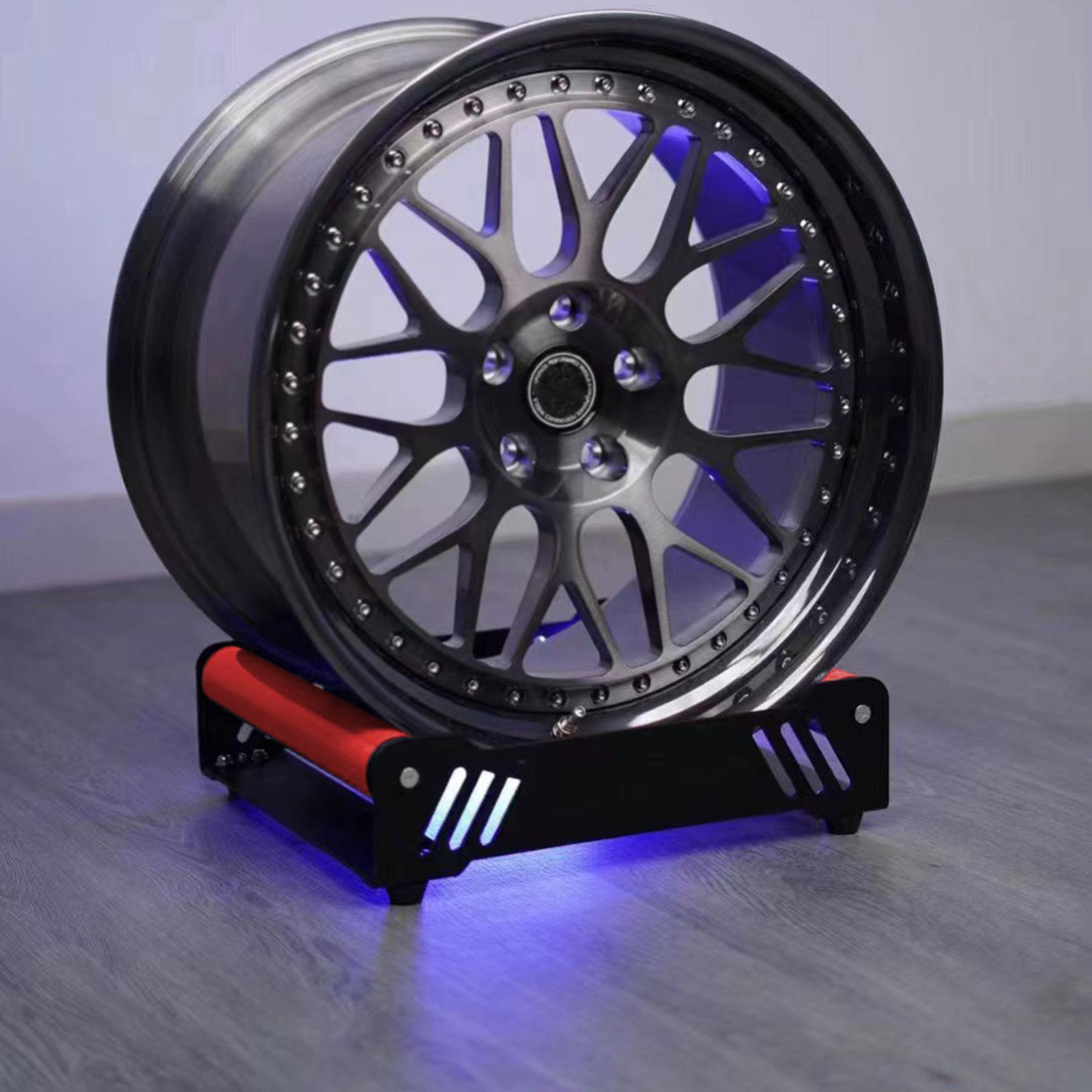 Wheels Rims Stand Steel Wheel Tire Rim Cleaning for Applying Tyre Shine