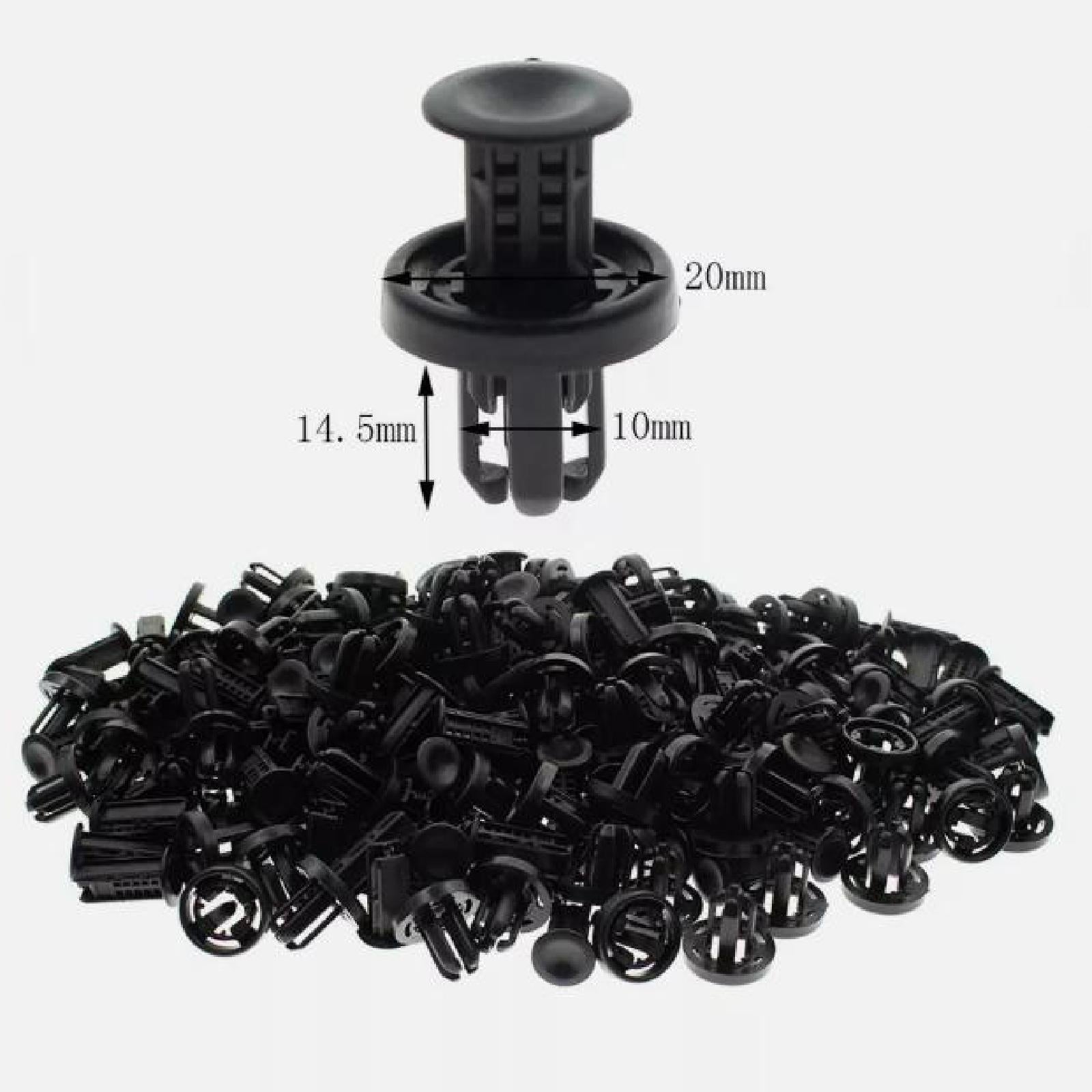 100 Pieces Front Rear Bumper Retainer Clips 91505TM8003 for Honda Acura