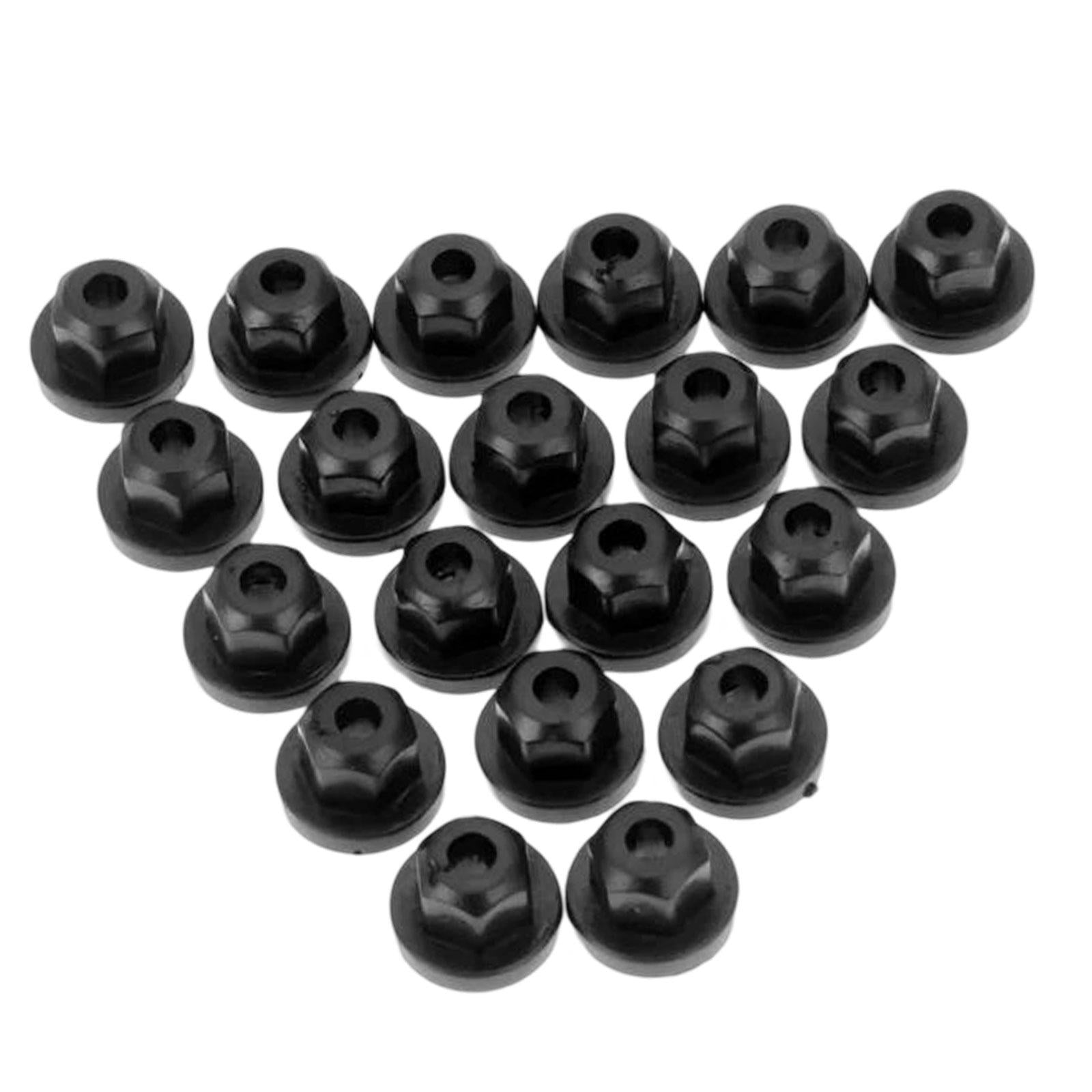 20 Pieces Body Nuts Flange Clips 003-990-02-51 Replace for BMW 7 Series