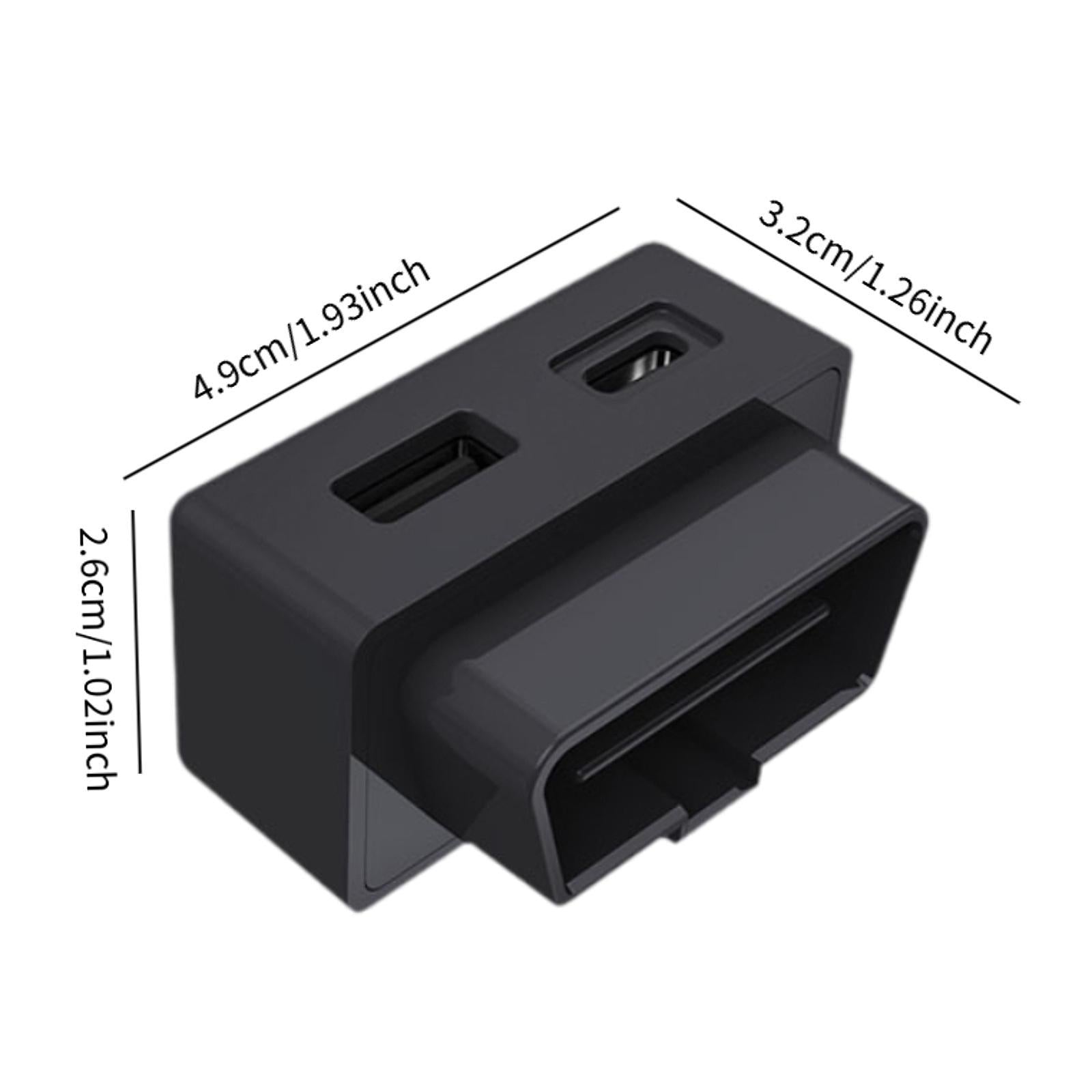 Car OBD Quick Charger Lightweight OBD Plug for Model 3/Y/x/S DVR Tablet