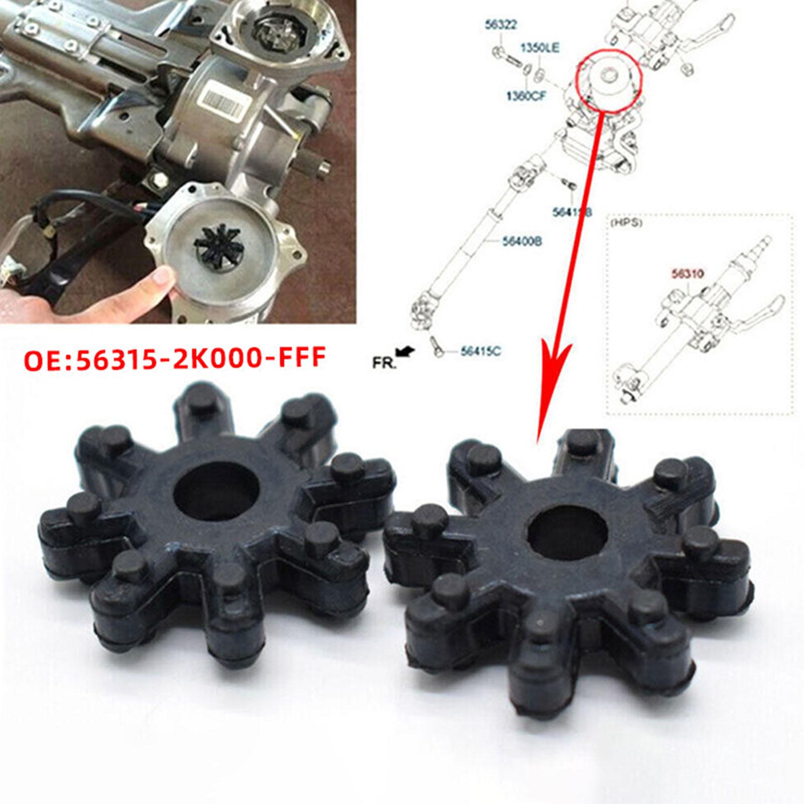 2x Flexible Steering Couplers for Hyundai i30 FD 07-12 Sonata 2011-2014