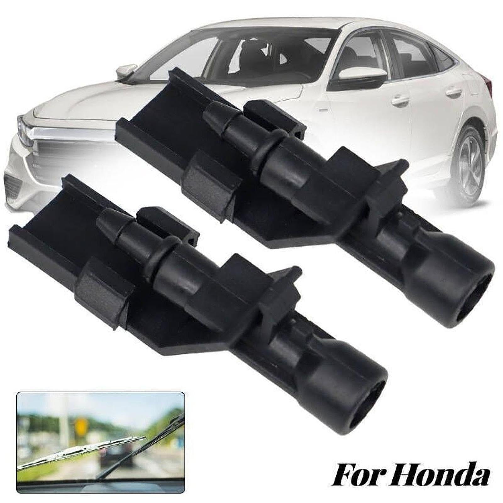 2 Pieces Front Windshield Wiper Washer Nozzles Spray Jet for Honda Hr-v