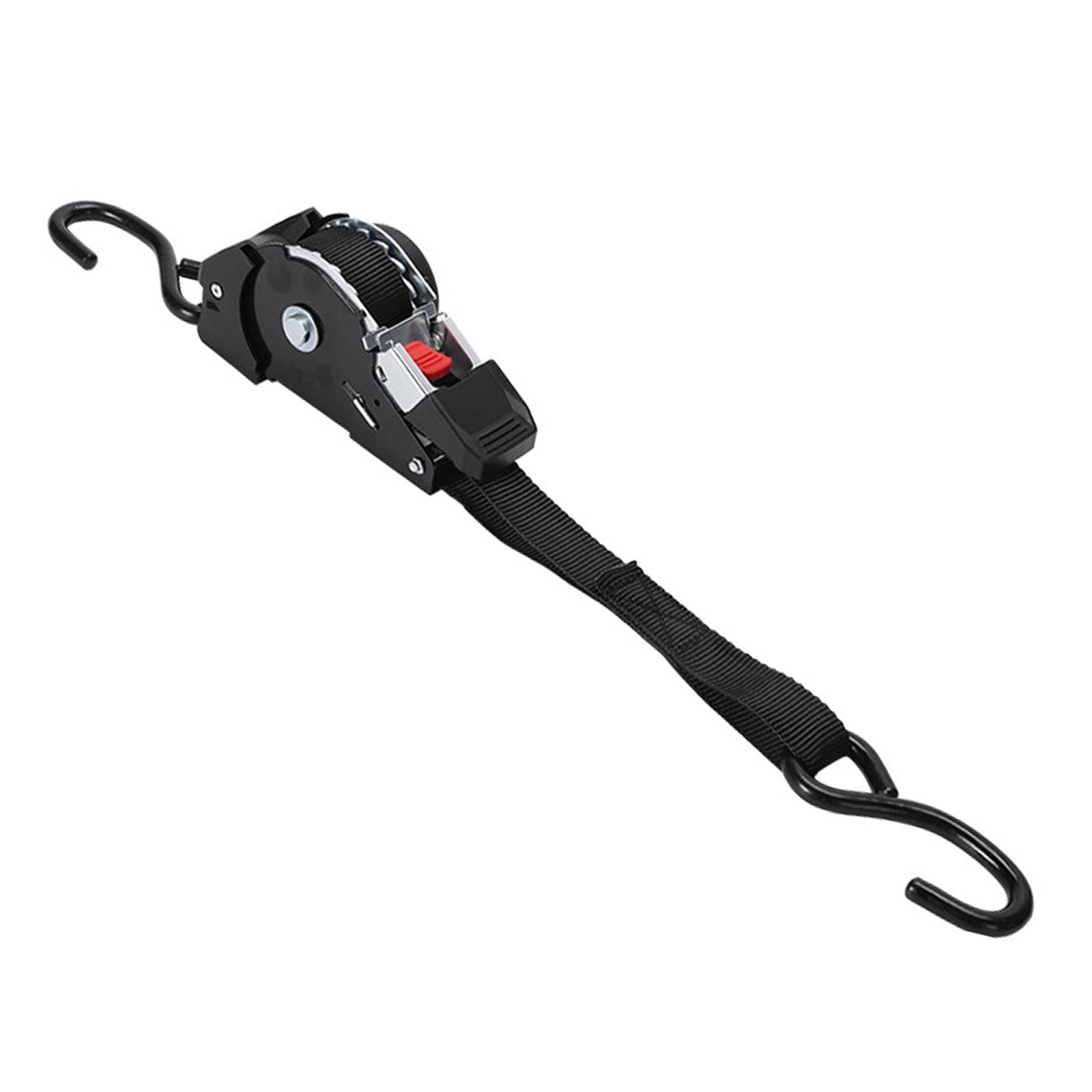 Retractable Ratchet Strap Auto Retract Ratchet Tie Down Strap for Kayak