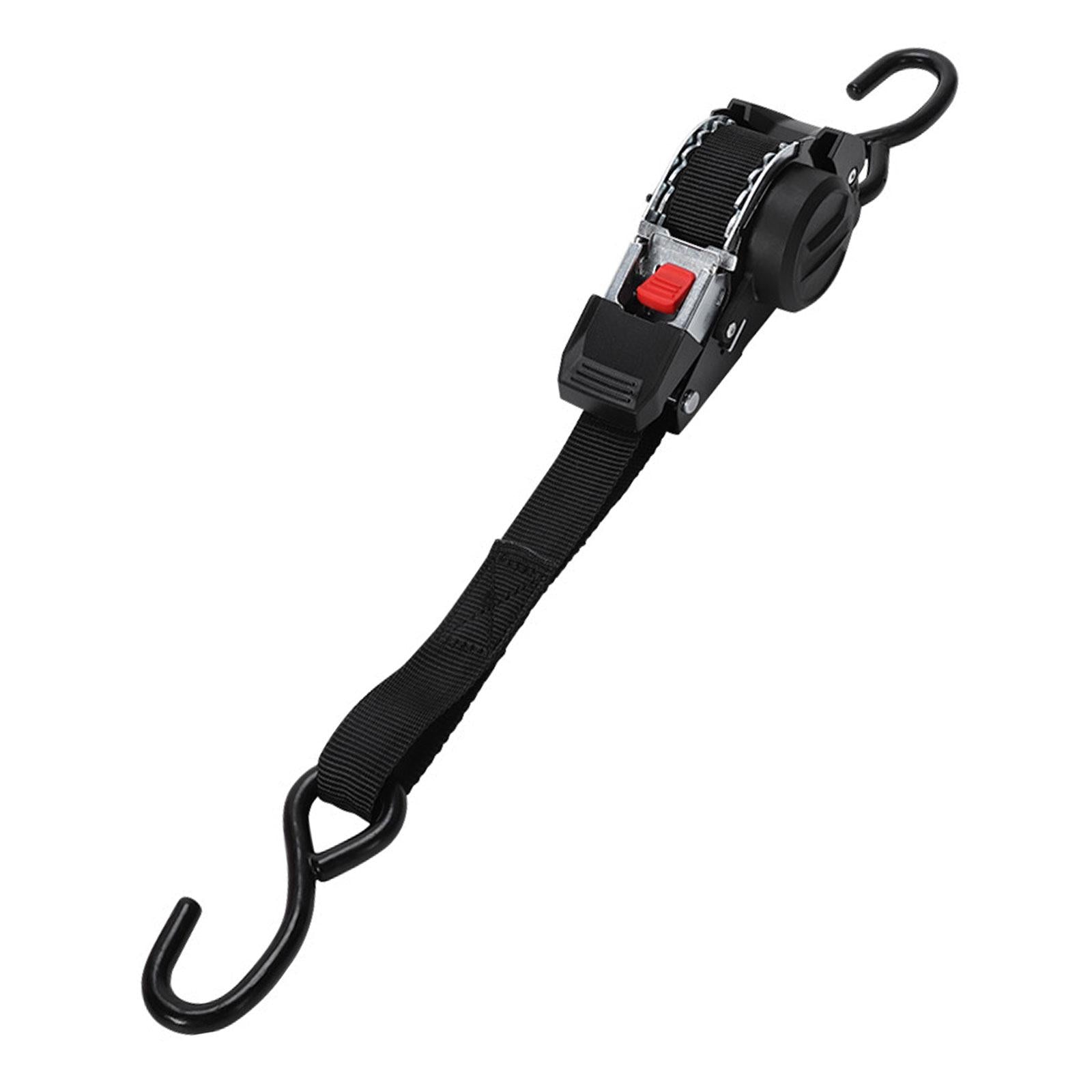Retractable Ratchet Strap Auto Retract Ratchet Tie Down Strap for Kayak