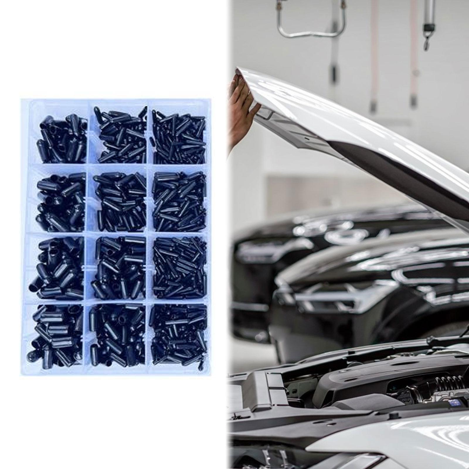 720 Pieces Thread Protection Caps Components Professionals Protection Covers Black