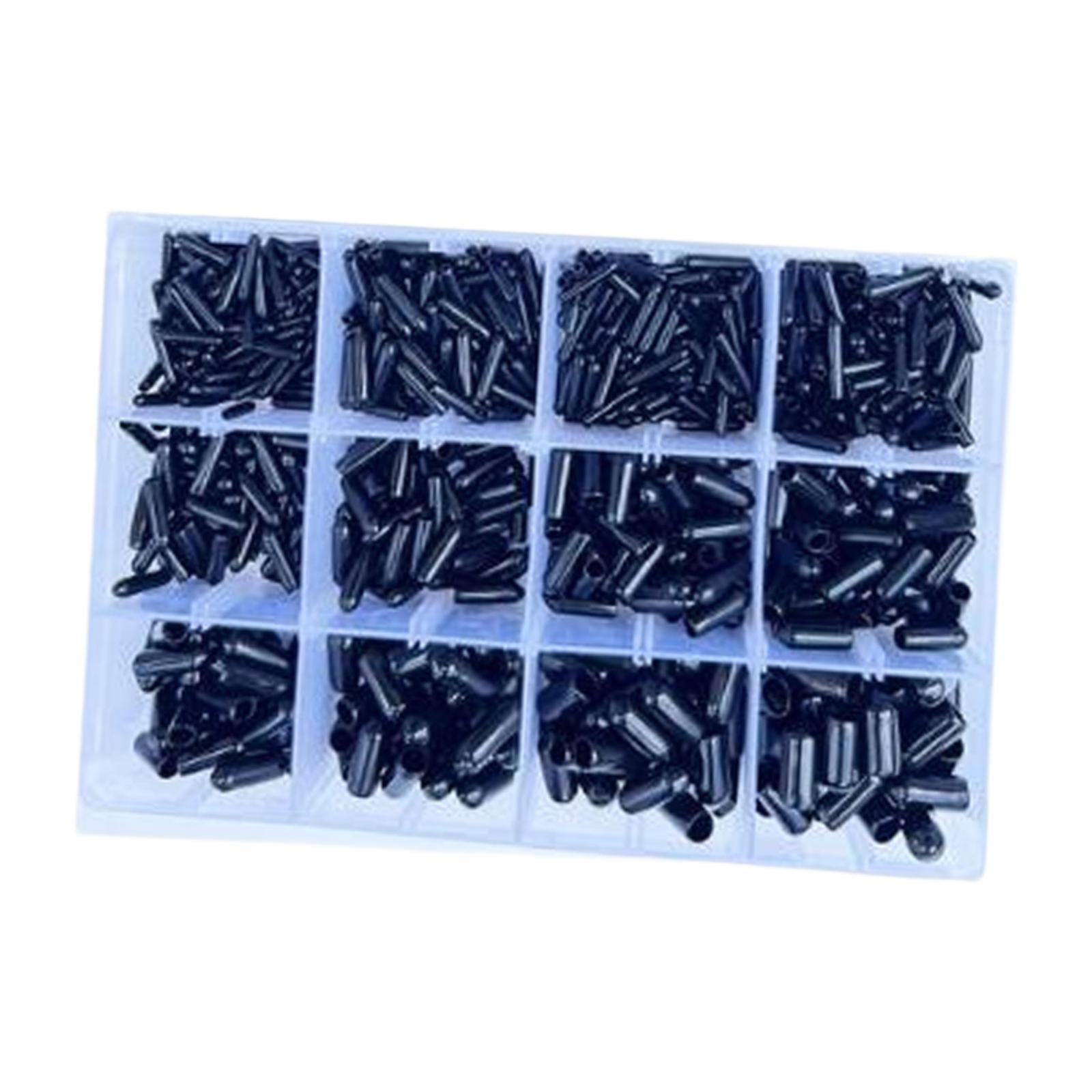 720 Pieces Thread Protection Caps Components Professionals Protection Covers Black