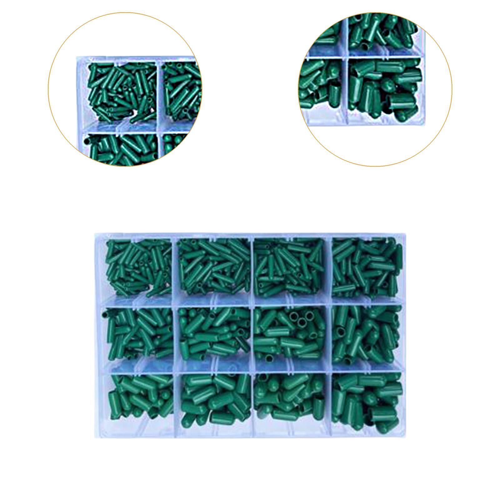 720 Pieces Thread Protection Caps Components Professionals Protection Covers Green
