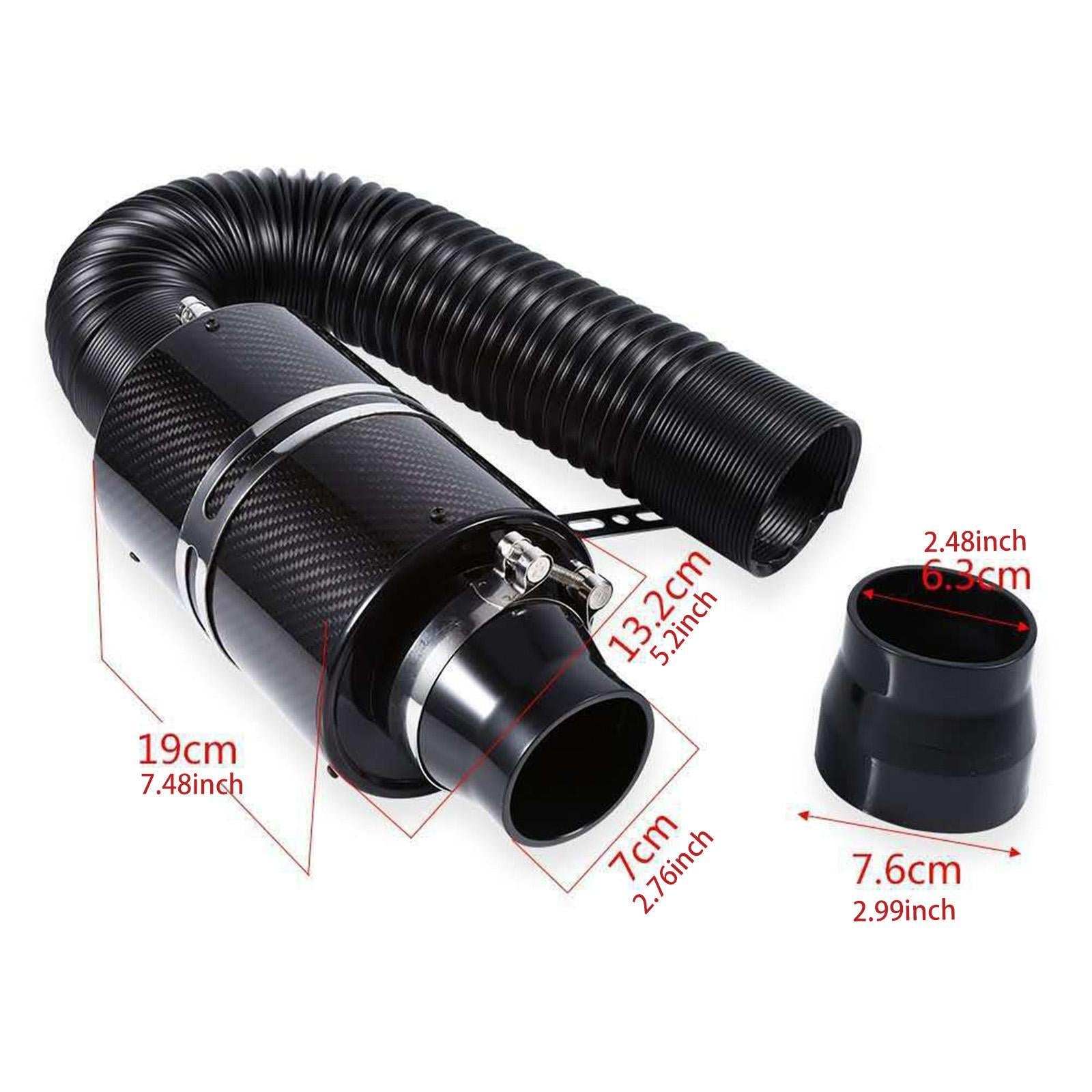 Car Induction Cold Air Intake Kit Utility Cold Air Intake System Intake Hose
