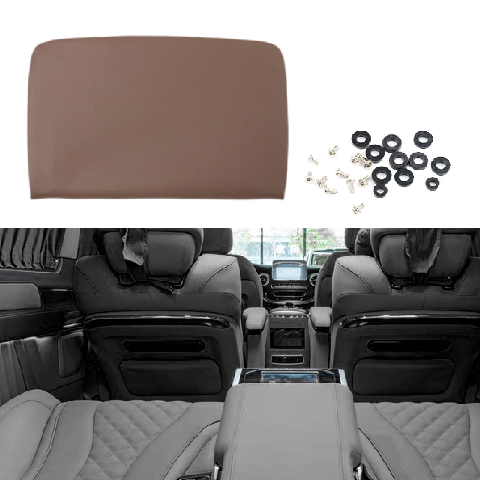 Car Seat Backrest Panel Cover for Mercedes-benz C Class W205 2014-2021 Auto Brown