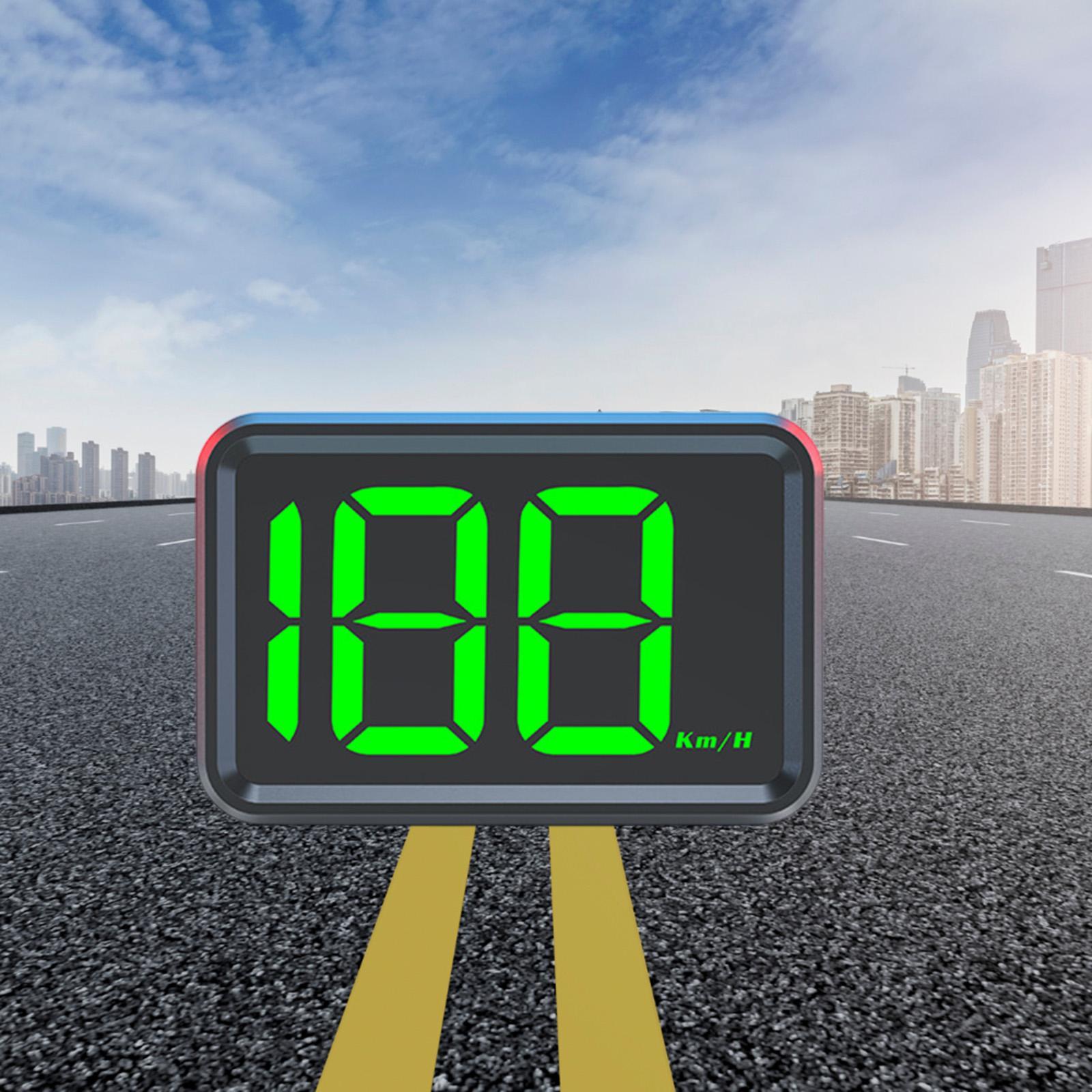 Generic HUD Speedometer 5V Comfortable Heads up Display for Motorcycles Green