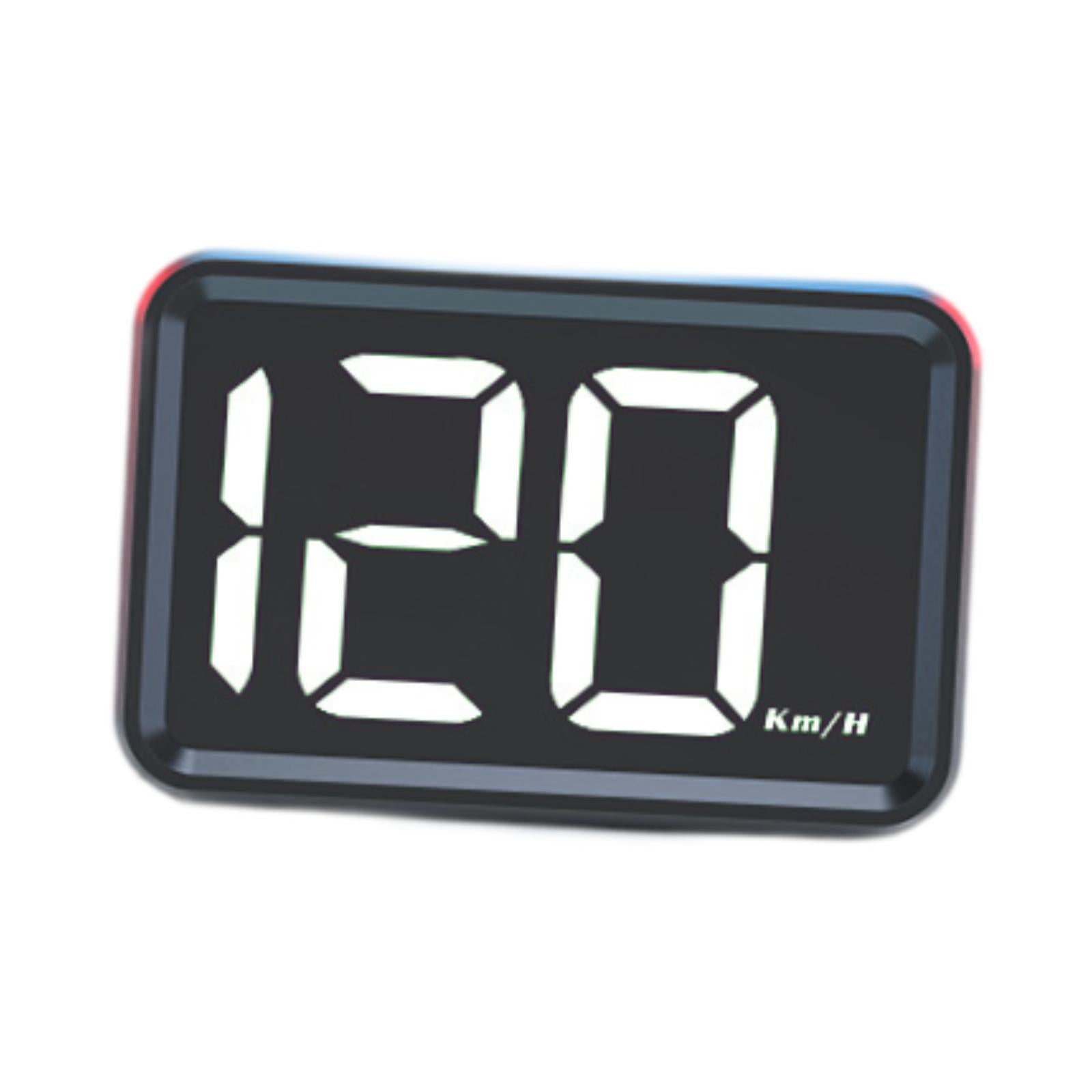 Generic HUD Speedometer 5V Comfortable Heads up Display for Motorcycles White
