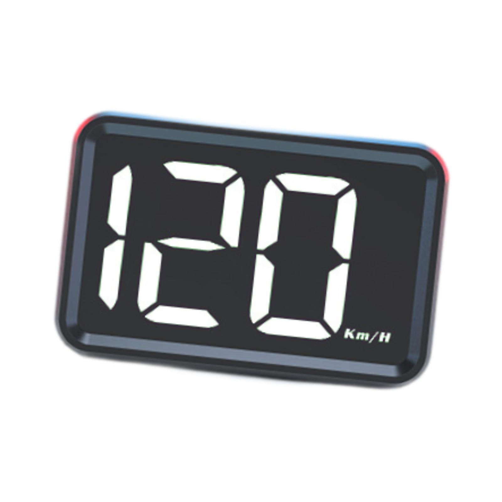 Generic HUD Speedometer 5V Comfortable Heads up Display for Motorcycles White