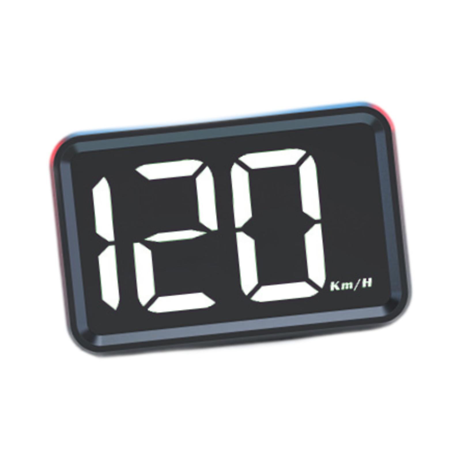Generic HUD Speedometer 5V Comfortable Heads up Display for Motorcycles White