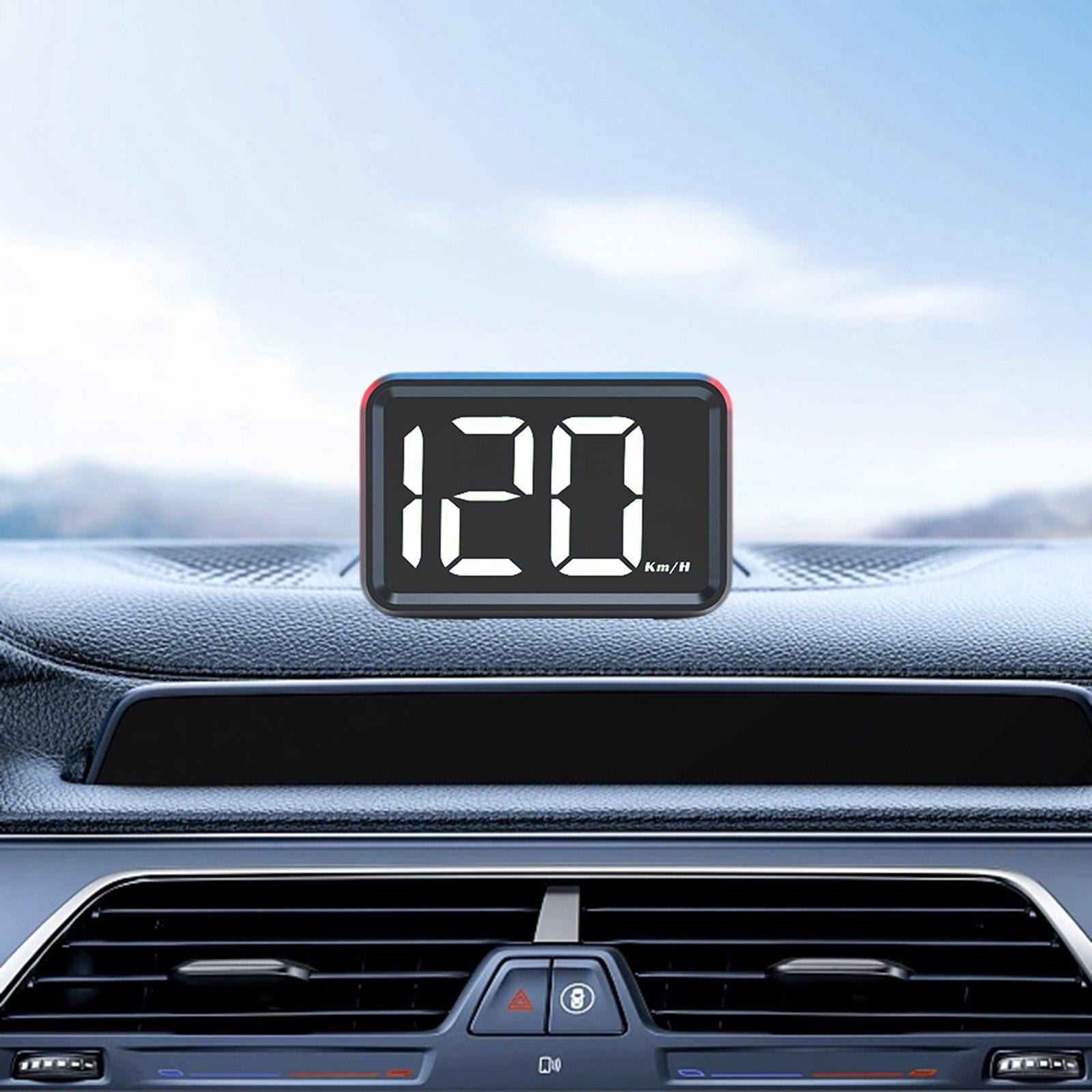 Generic HUD Speedometer 5V Comfortable Heads up Display for Motorcycles White