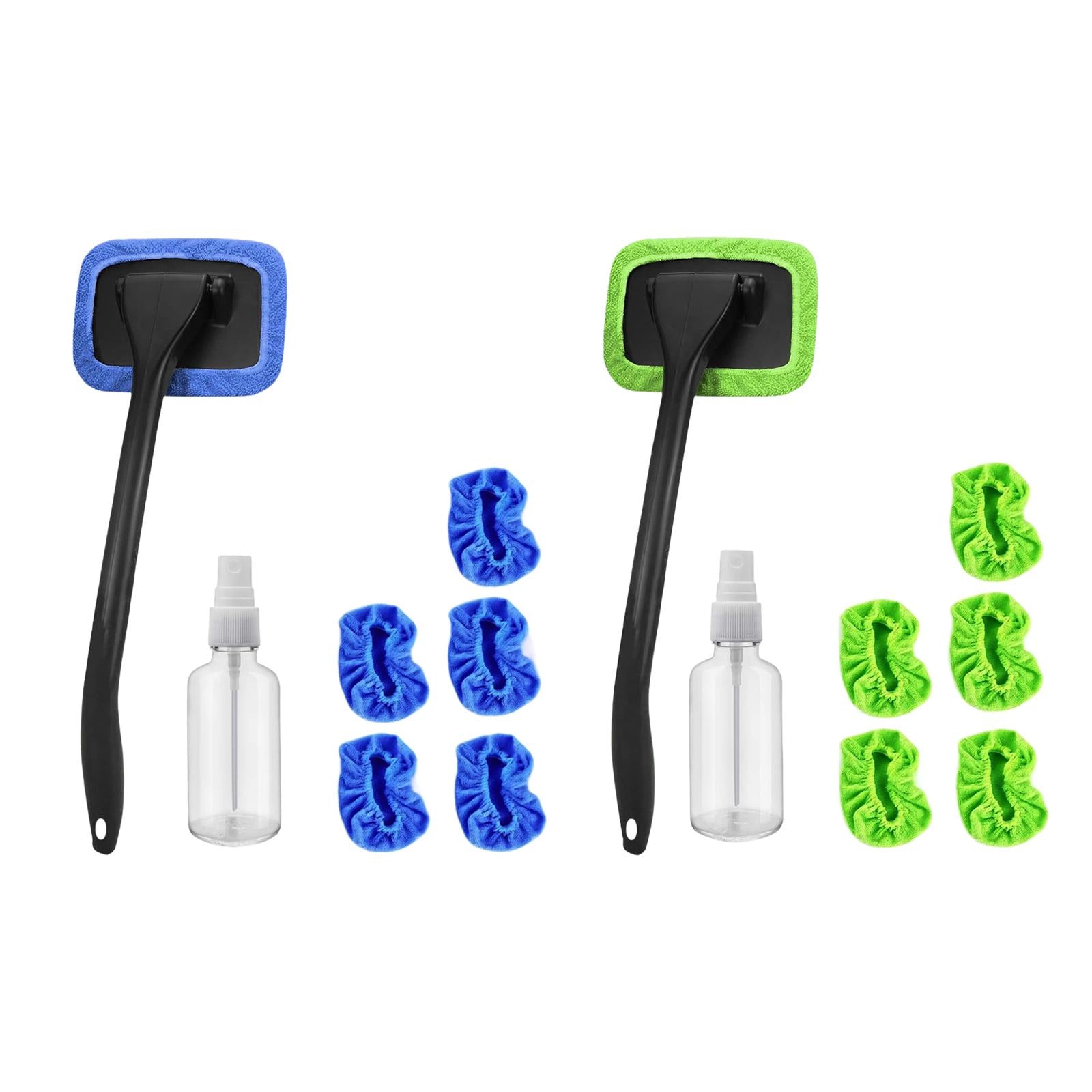 Car Windshield Cleaning Tool Reusable Easy to Use Professional Glass Cleaner Green
