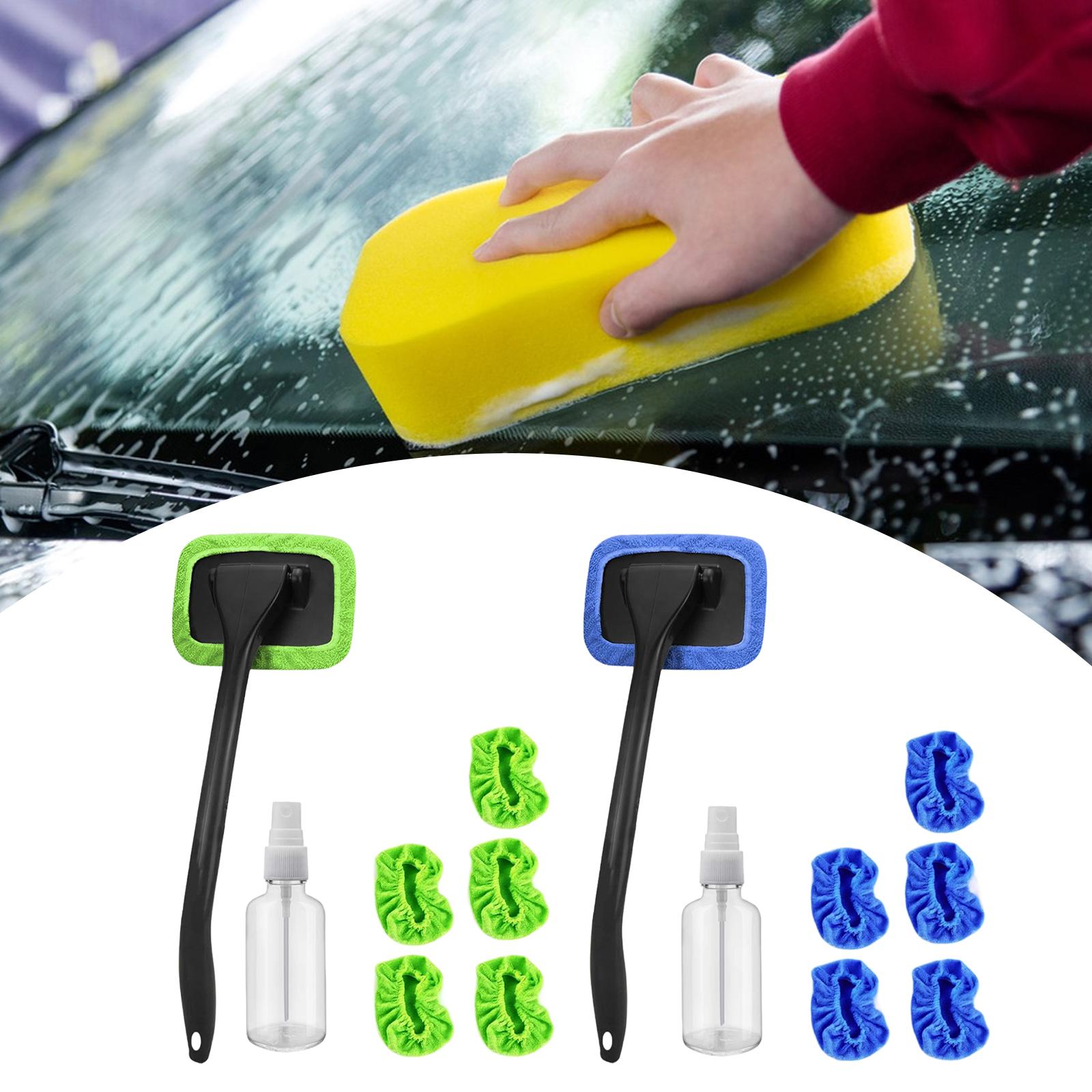 Car Windshield Cleaning Tool Reusable Easy to Use Professional Glass Cleaner Green