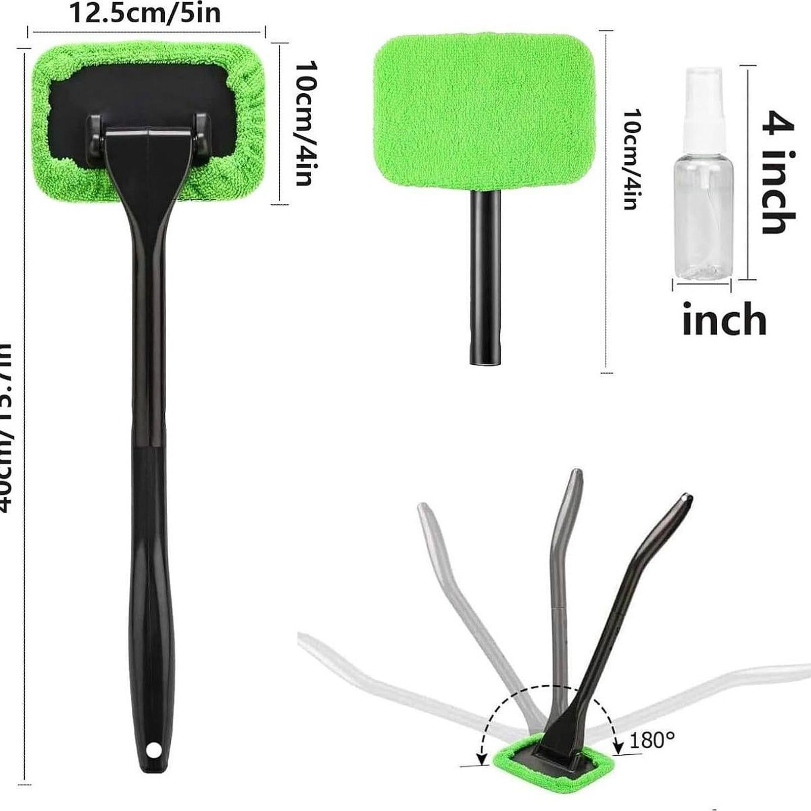 Car Windshield Cleaning Tool Reusable Easy to Use Professional Glass Cleaner Green